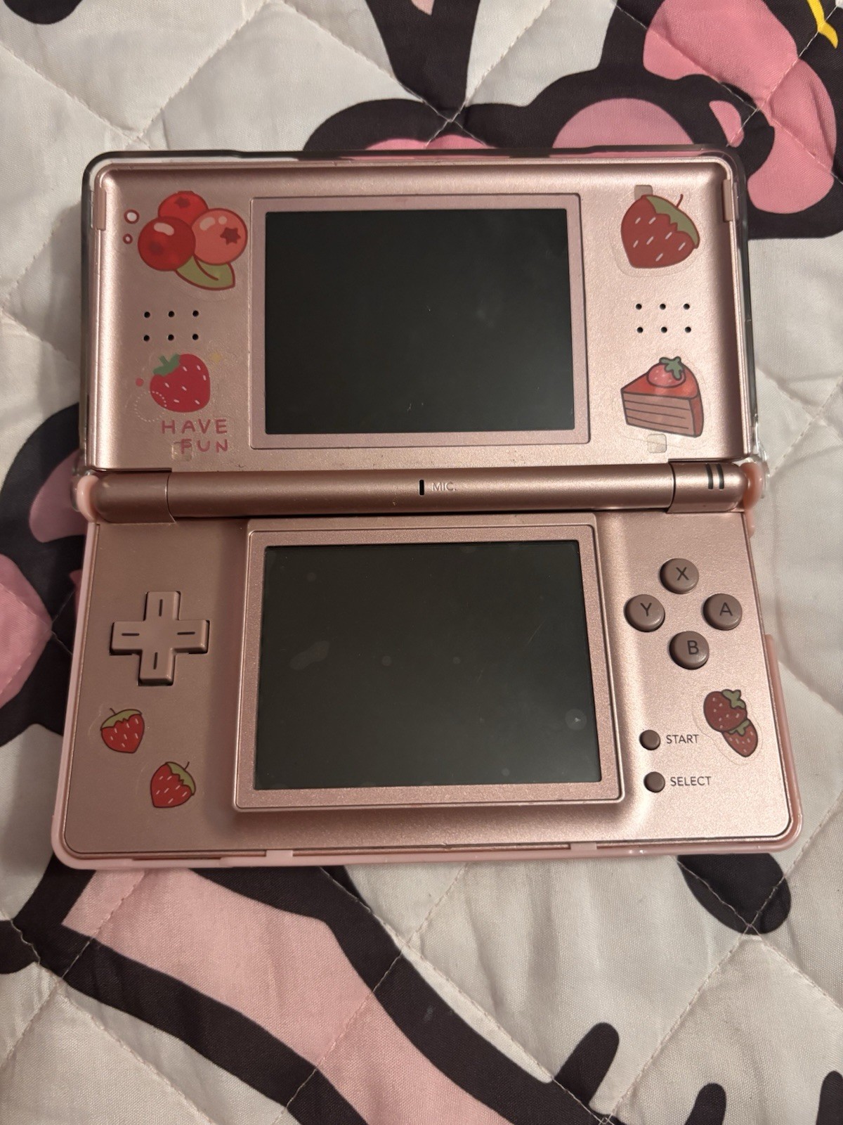 Nintendo DS Lite Pink Handheld System for Nintendo DS w/ Headphone Jack