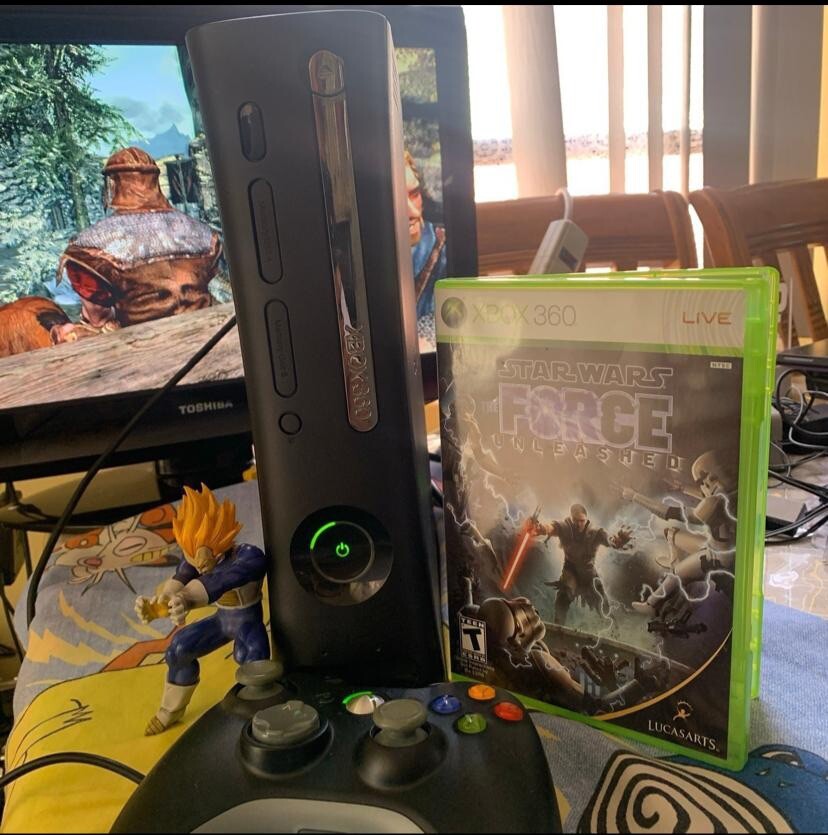 Microsoft Xbox 360 ELITE Go Big Core Black Video Game Console System 4GB HDMI