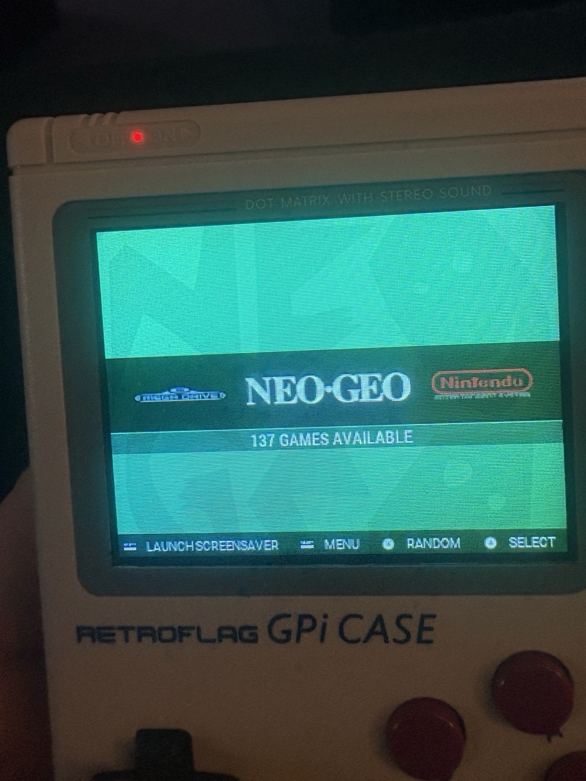 RETROFLAG GPi Case Handheld Emulator Raspberry Pi Zero 32GB SD Card. (See Desc)