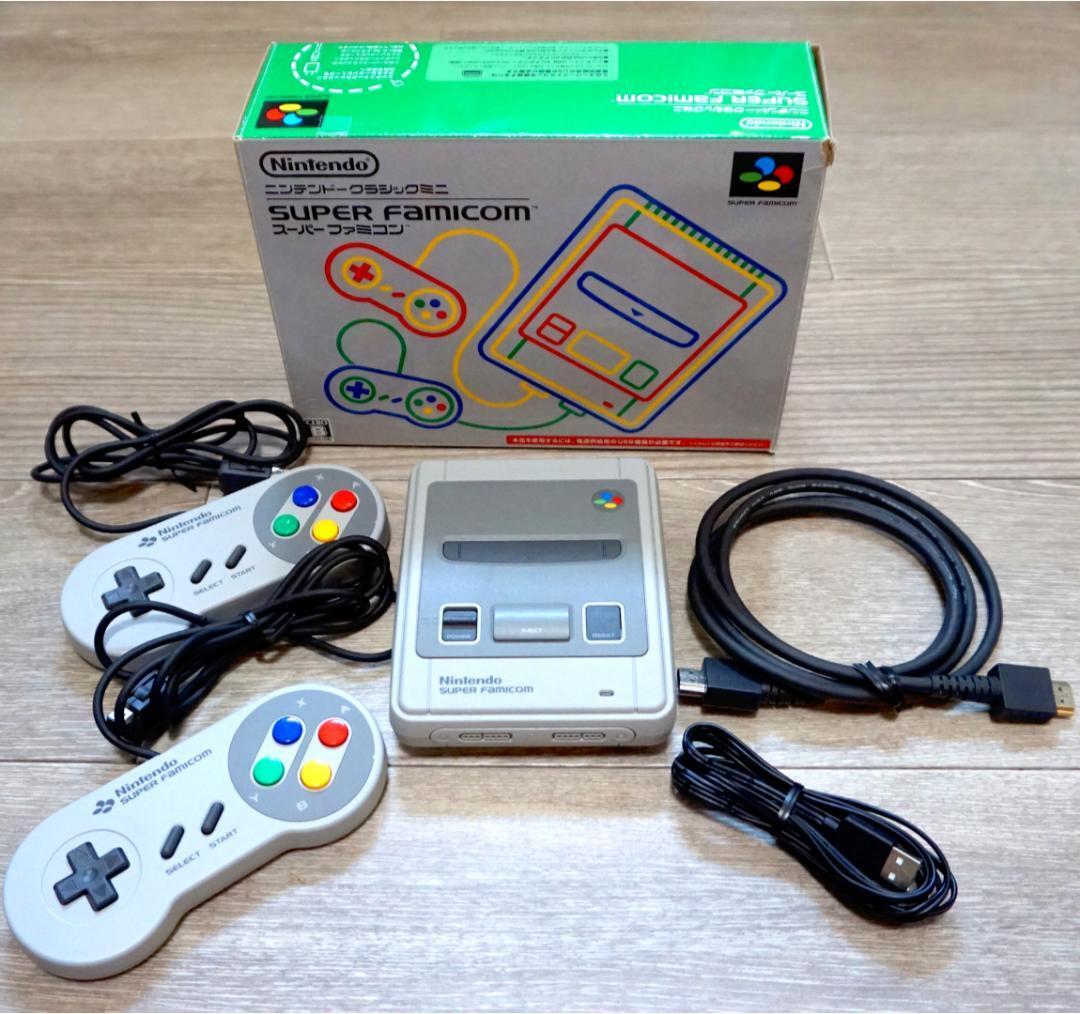 Nintendo Super Famicom Classic Mini Console System Controller SNES SFC w/ Box
