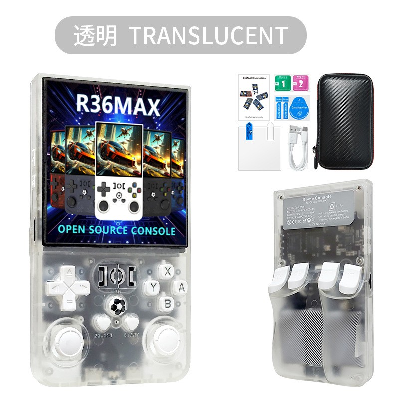 R36max 4 Inch Super Screen Open Source Handheld Game Console Linu 15000+Games