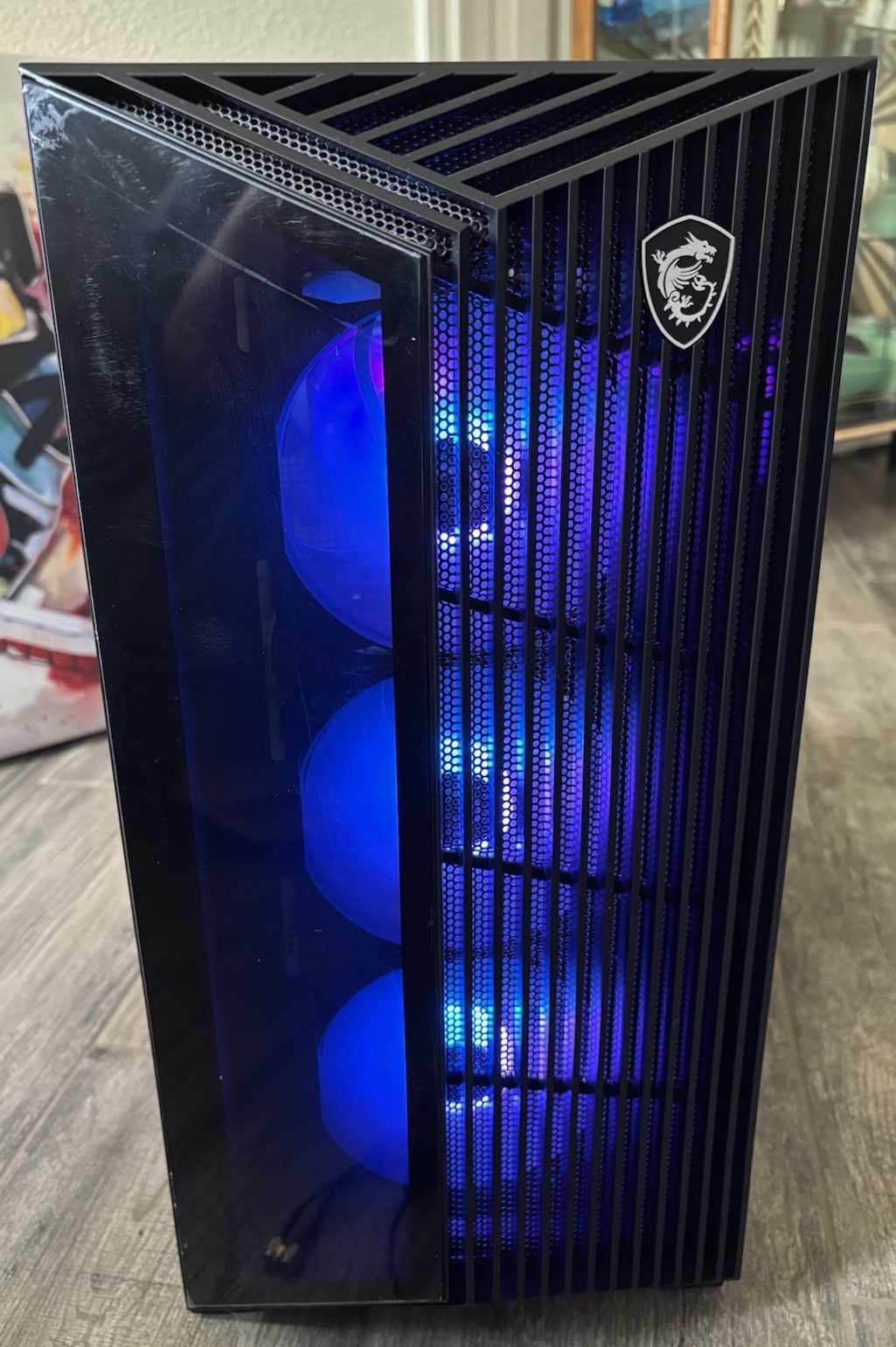 MSI – Aegis Z2 Gaming Desktop – AMD Ryzen R7-8700F 2024 – 16GB Memory – NVIDI…