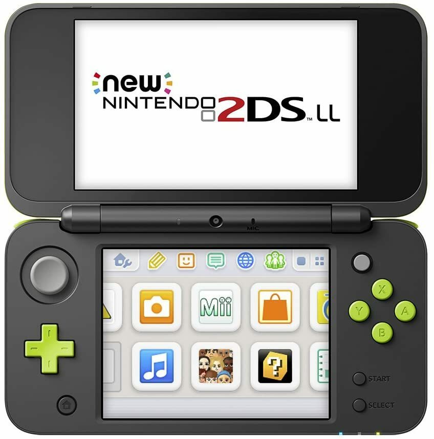 New Nintendo 2DS LL Black Ã Lime NJE106173974 Region Japan
