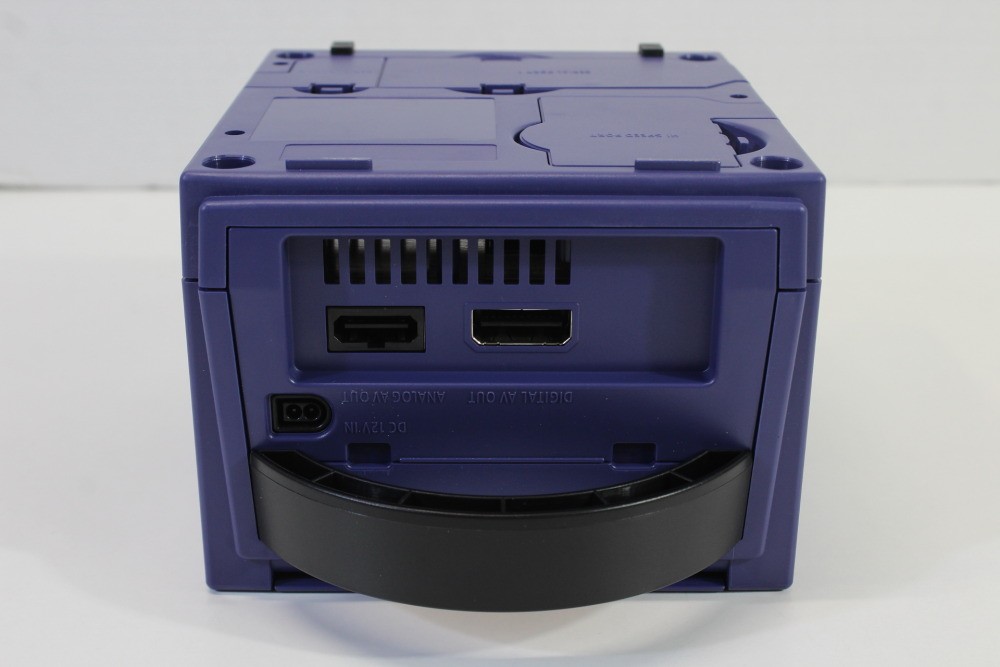 Nintendo Gamecube Indigo Purple Console NTSC-U/C DOL-001 White LED AC AV PLAY US