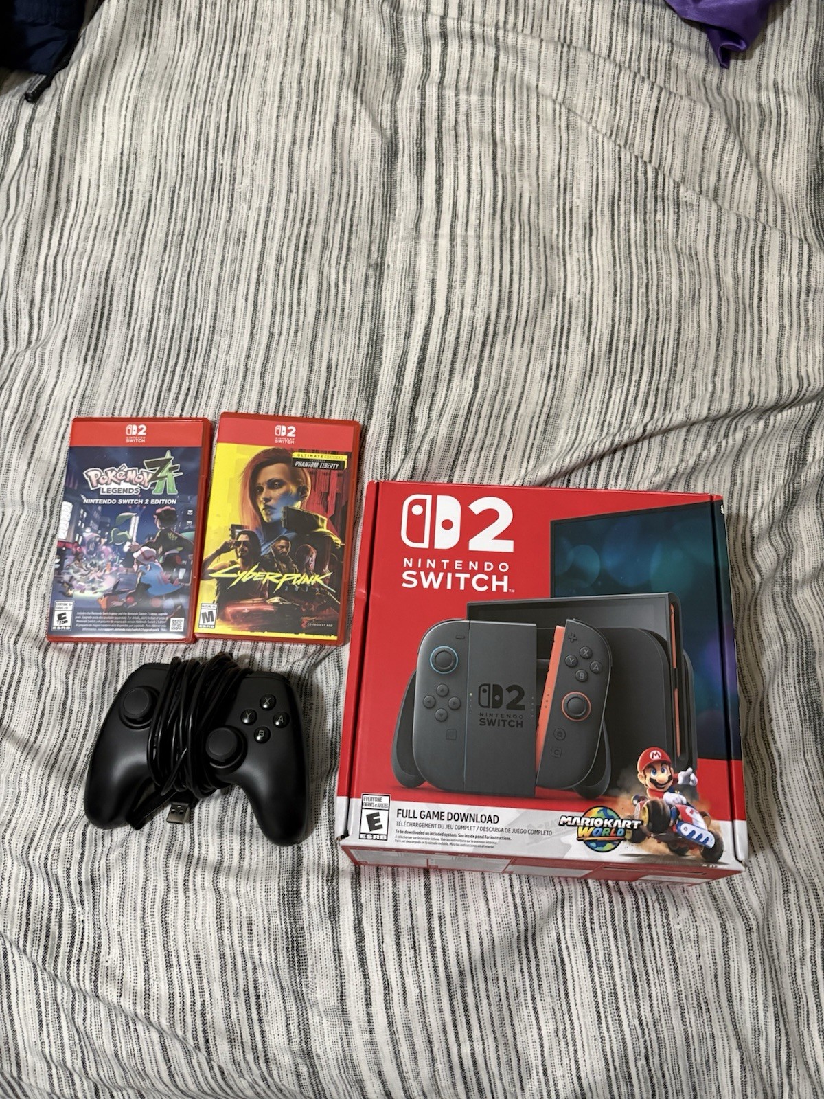 Nintendo Switch 2 With Extra Controller, Cyber Punk And Pokémon Legends Z-A
