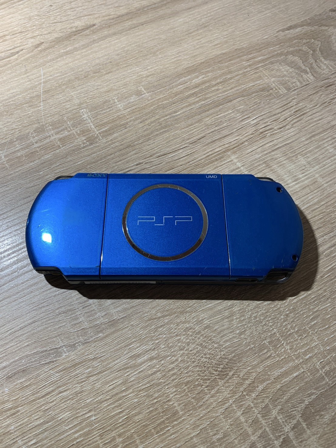 1005 Sony PlayStation PSP 3000 Vibrant Blue For Parts