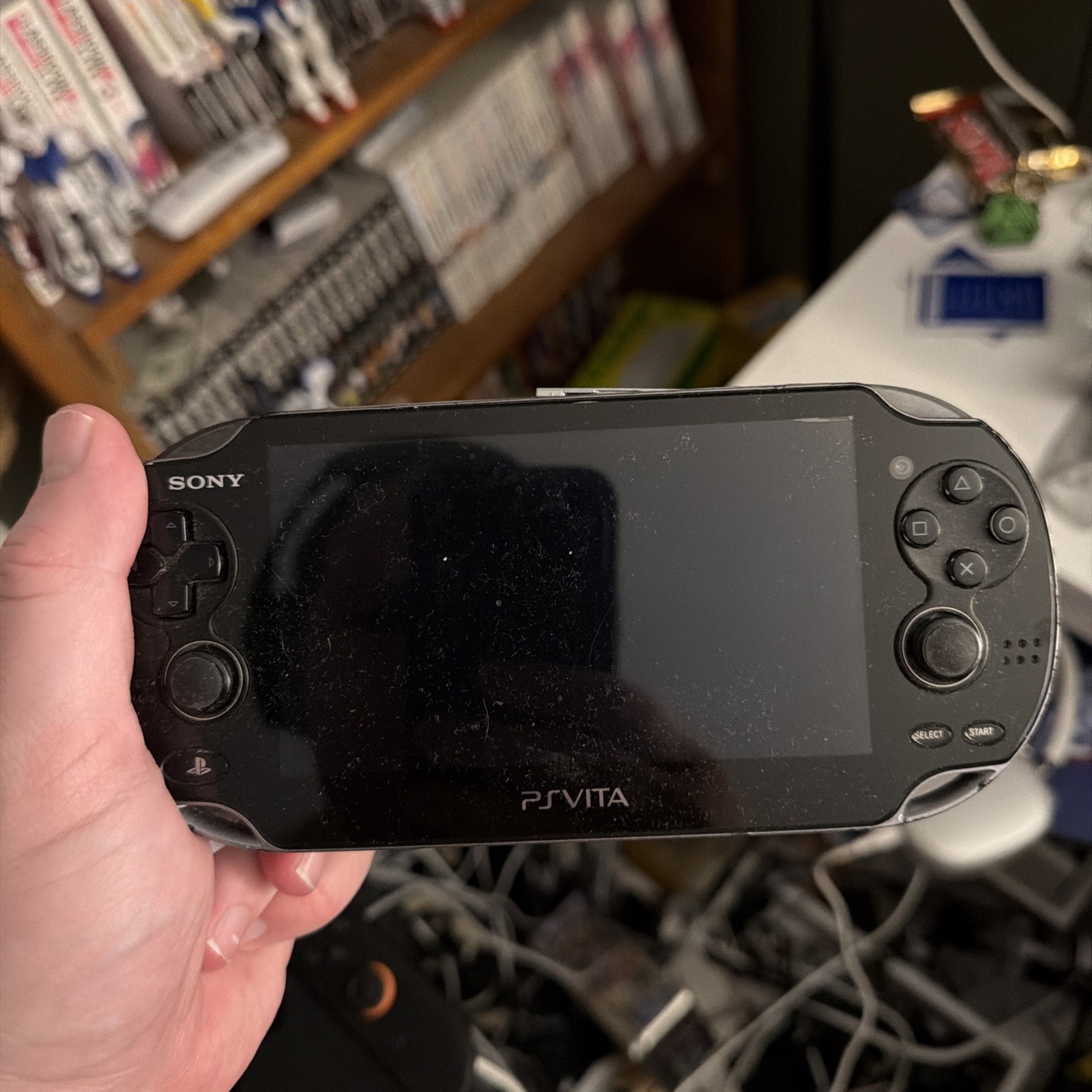 Sony PlayStation Vita Crystal Black Gaming Handheld System