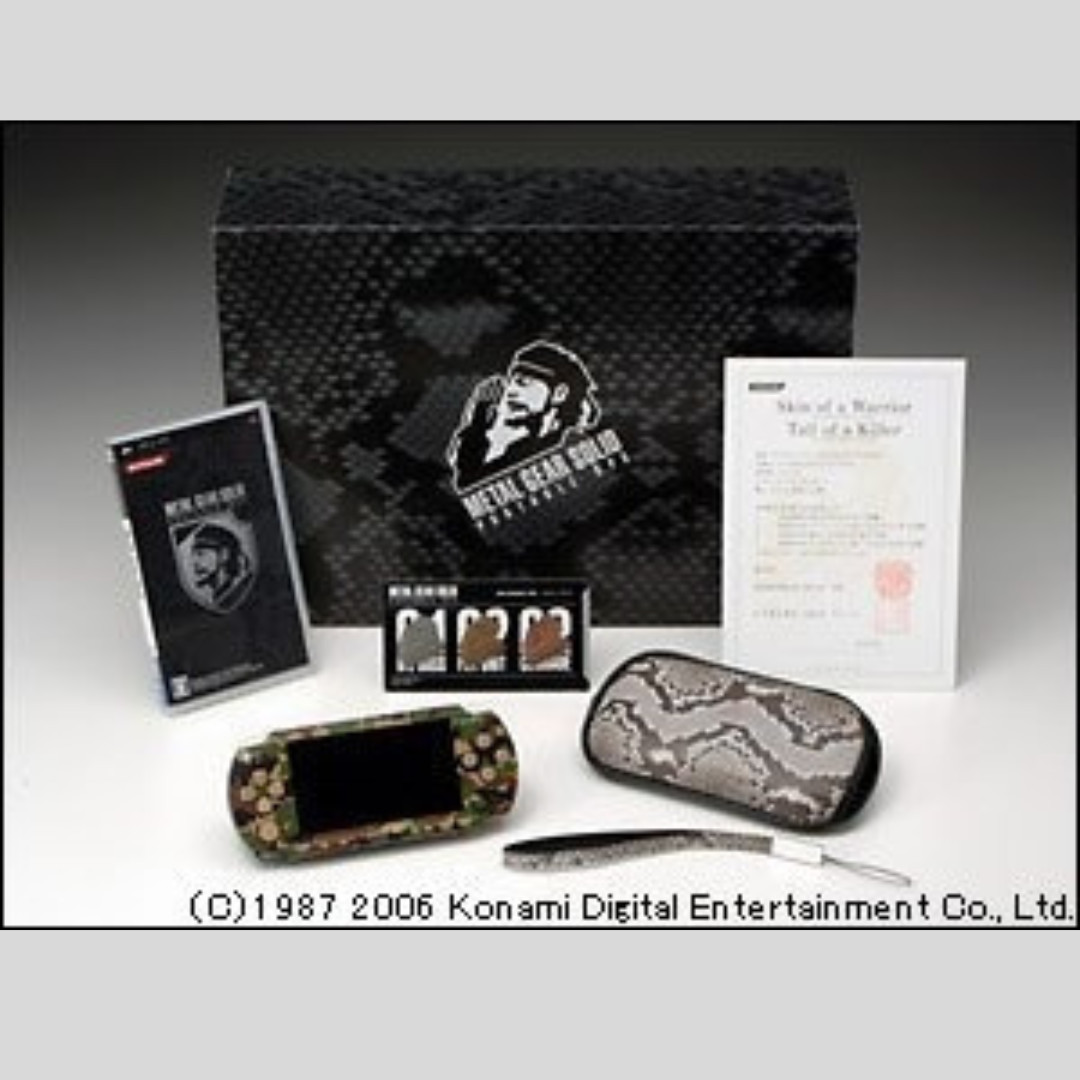 Sony PSP-1000 Console Metal Gear Solid PREMIUM Pack Konami Style Box – Brand New