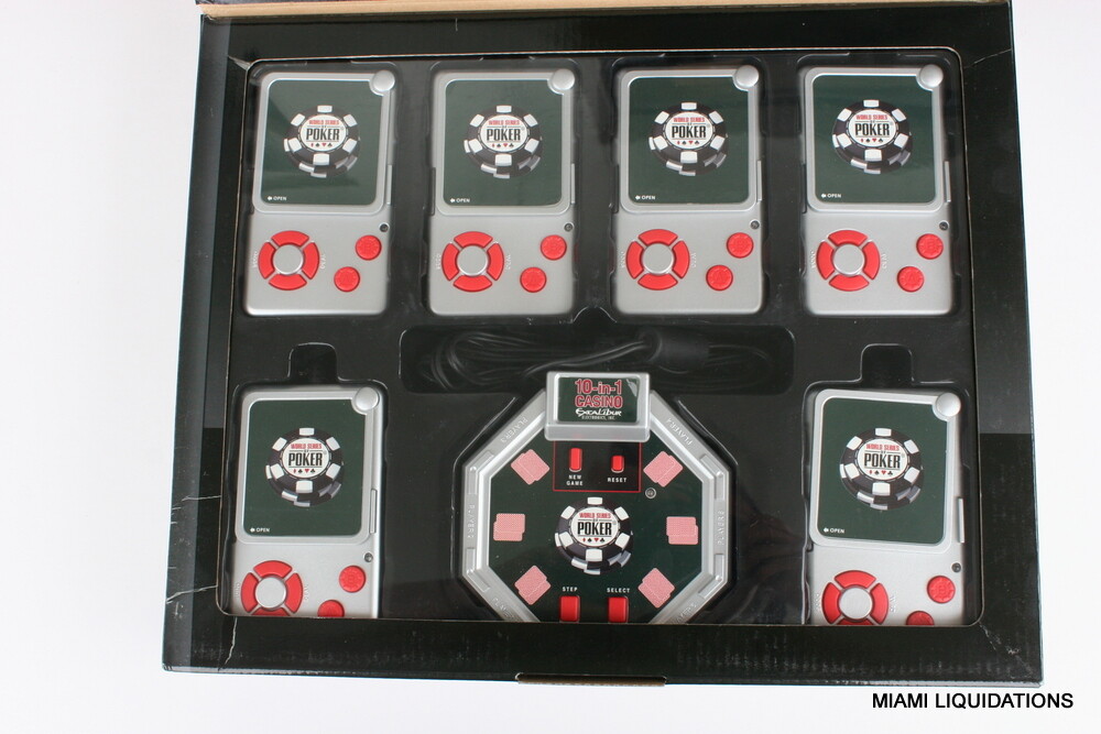 TV Plug & Play Casino Multi-Player 10 Games-in-one WSOP World Series of Poker