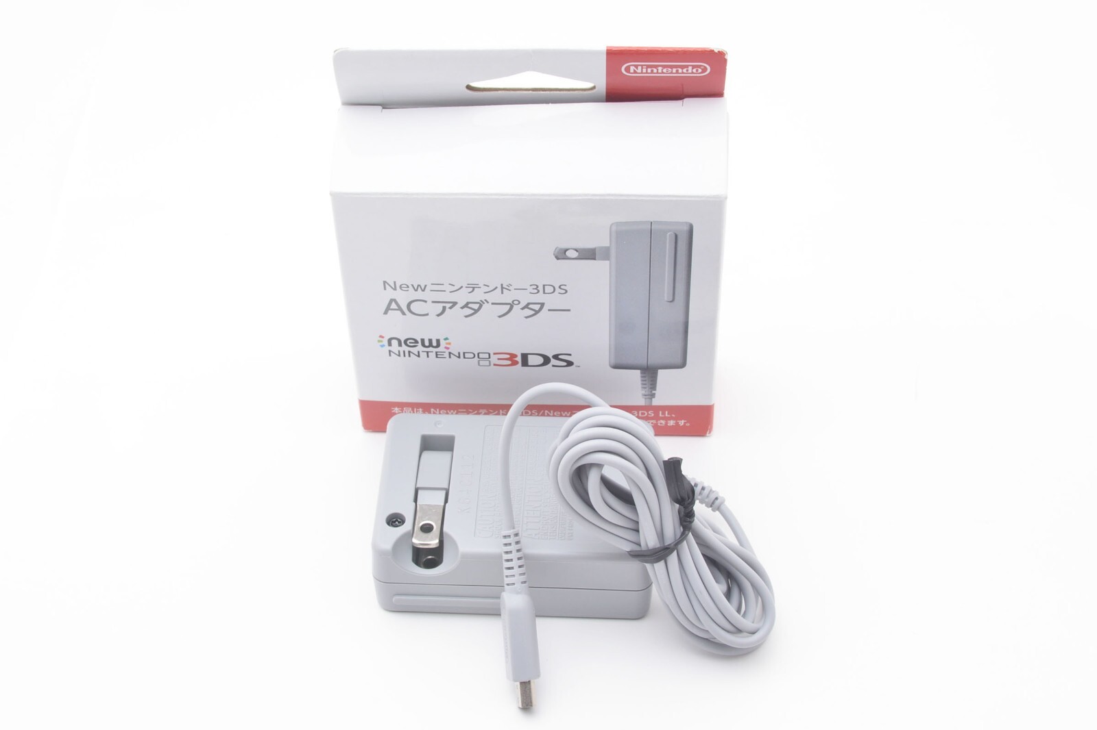 Nintendo 3DS XL LL Console Yo-kai Watch White w/Box Adapter Tested Japan Anime