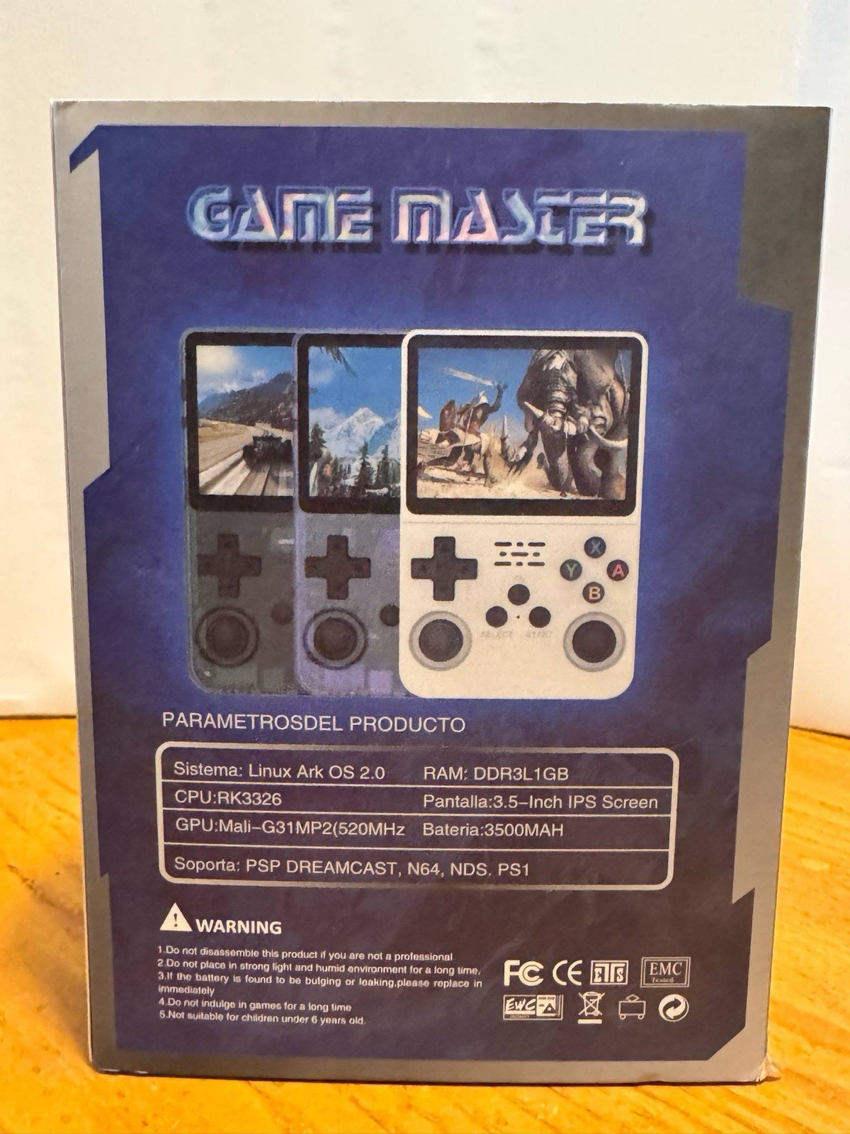 Game Master R36S Handheld Emulator Console 64GB White
