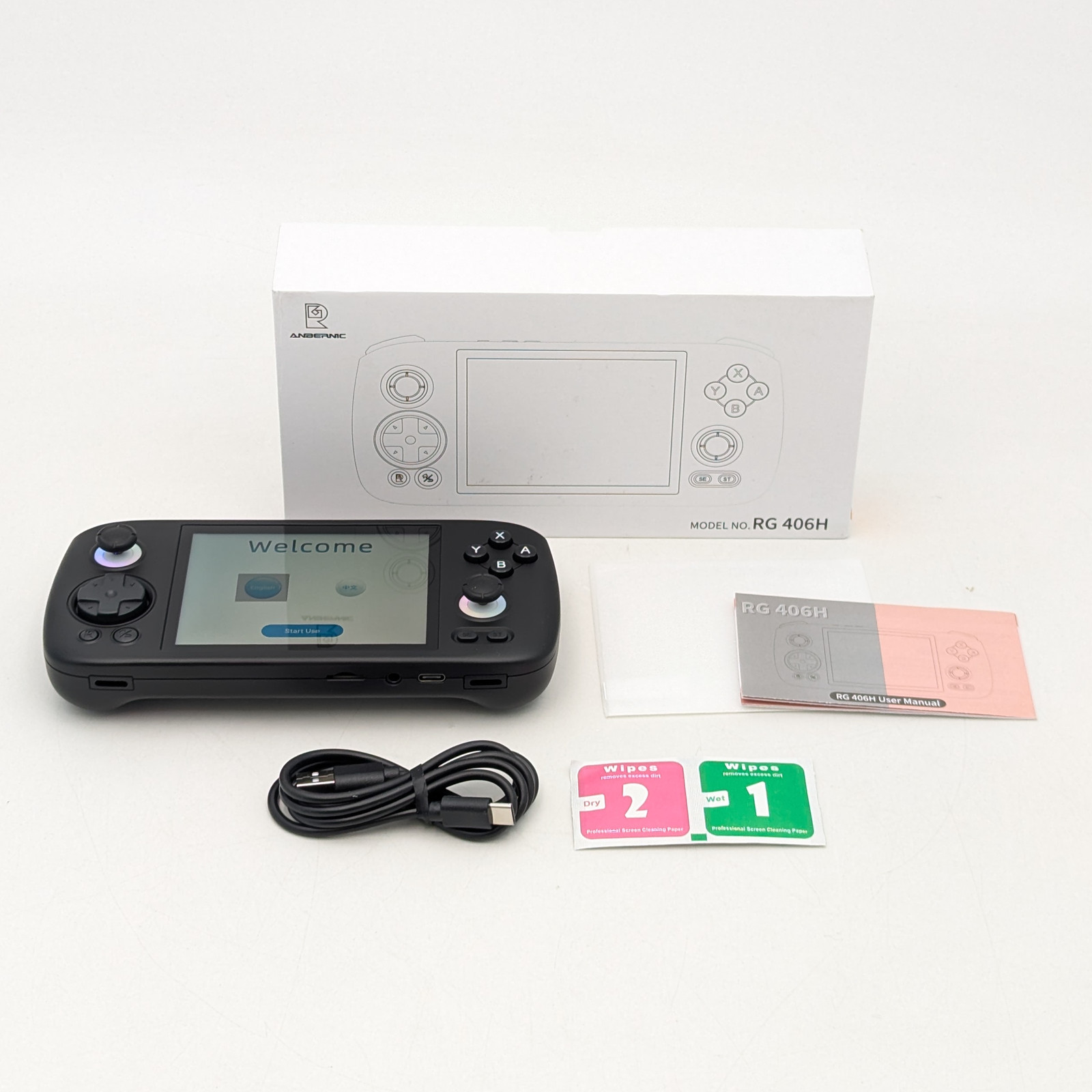 Anbernic RG406H 128GB 4″ Touchscreen Retro Gaming Handheld