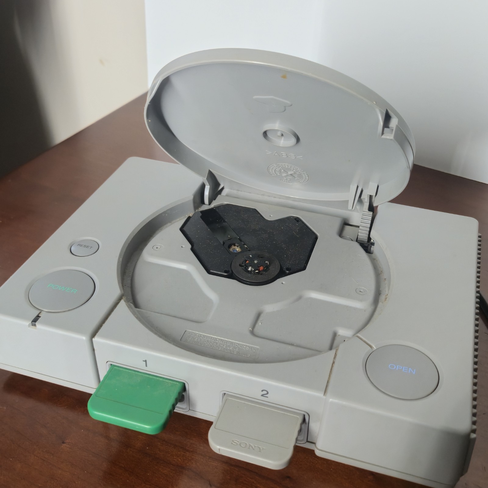 Sony PlayStation 1 PS1 Gray Console Gaming System SCPH-1001 Powers On Parts