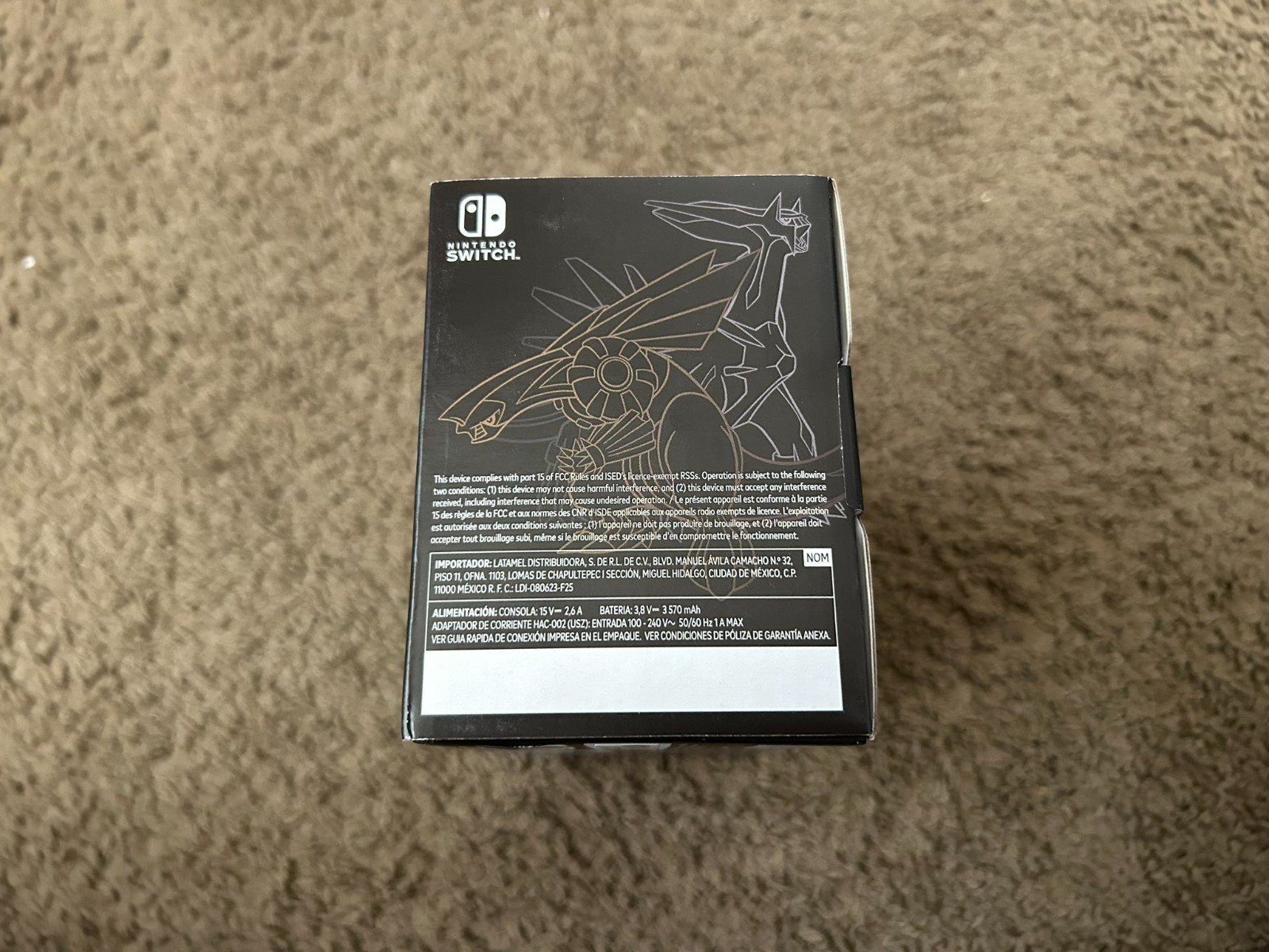 NEW Nintendo Switch Lite: Dialga & Palkia Edition 32GB Handheld System Pokemon