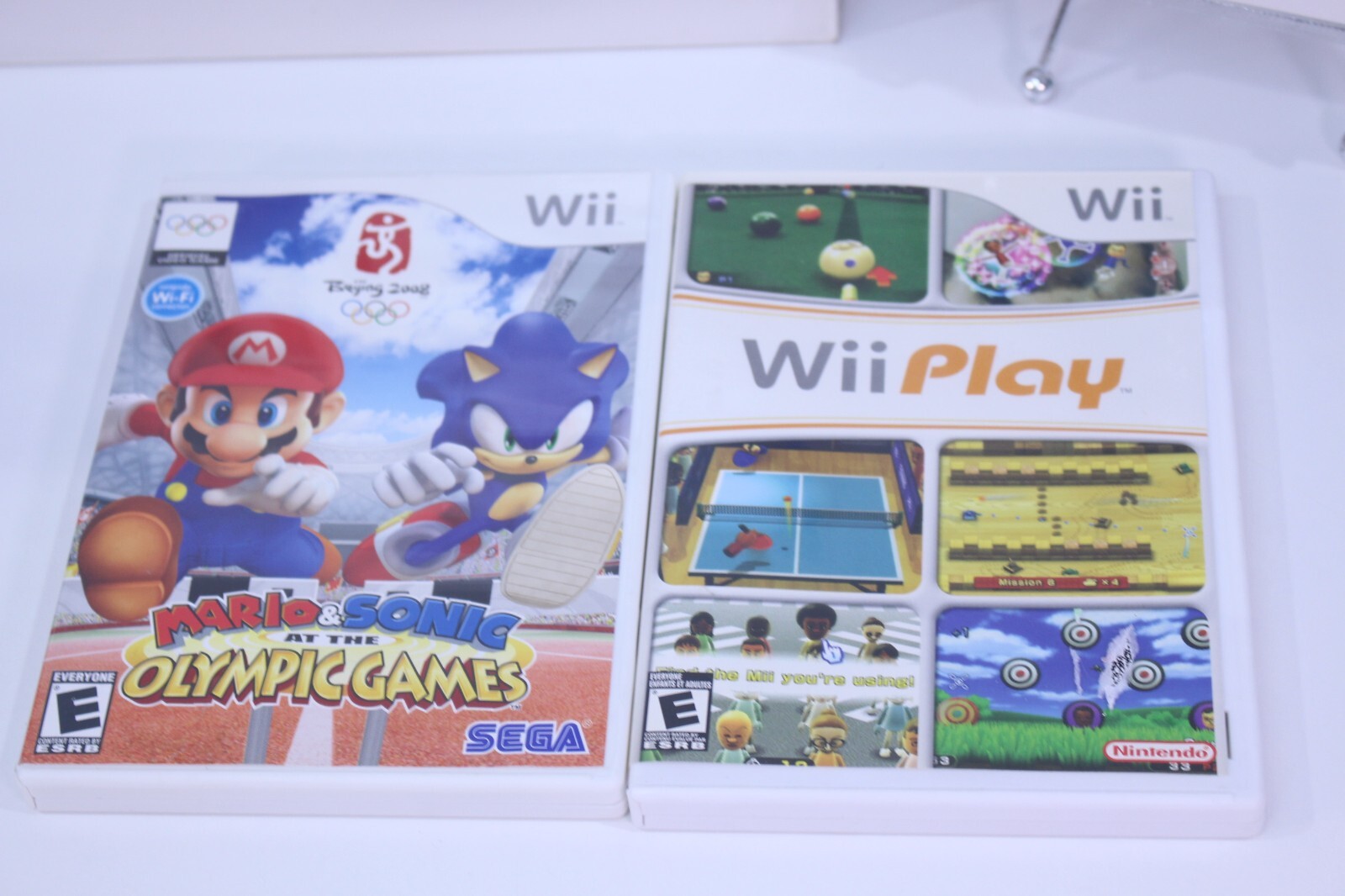 Nintendo Wii Console Lot Set OEM Bundle Video Games CIB Play Sports Glee RVL-001