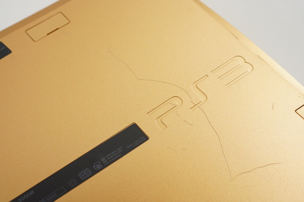PS3 Playstation3 ONE PIECE GOLD Console CECH-3000B 320GB Tested System 35