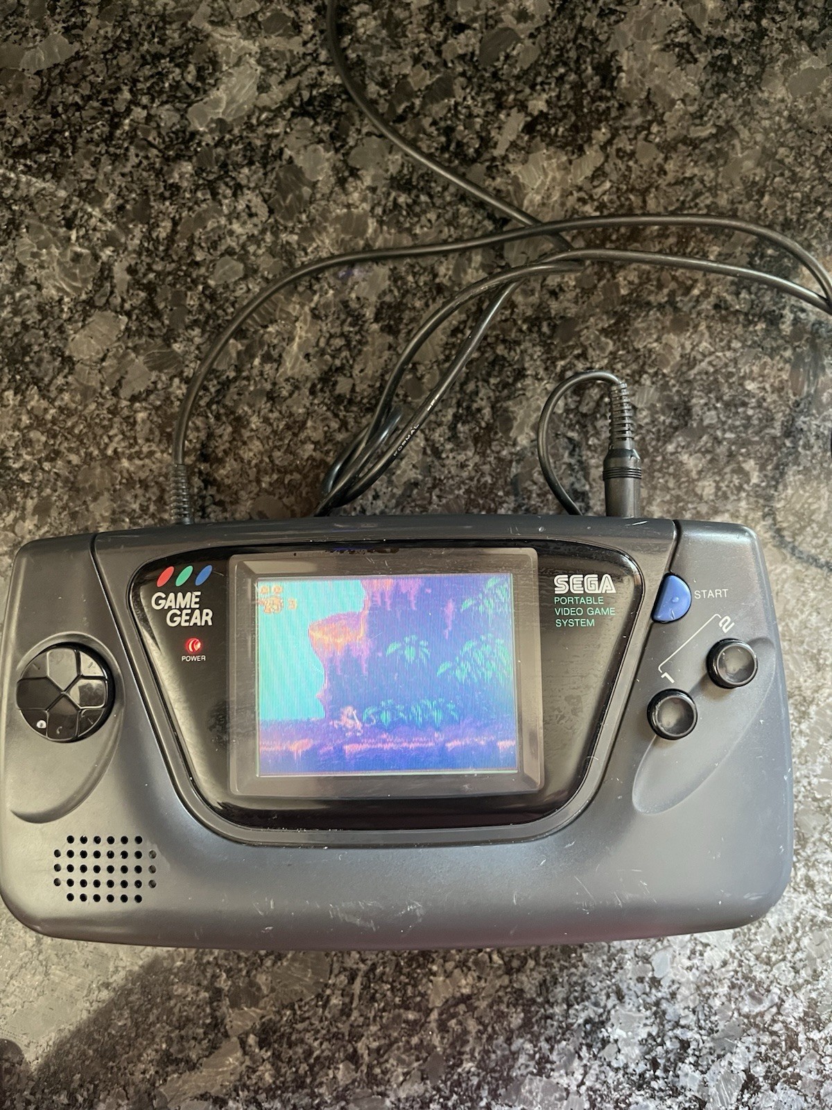 Sega Game Gear With Game and Battery Pack No Sound Lion King