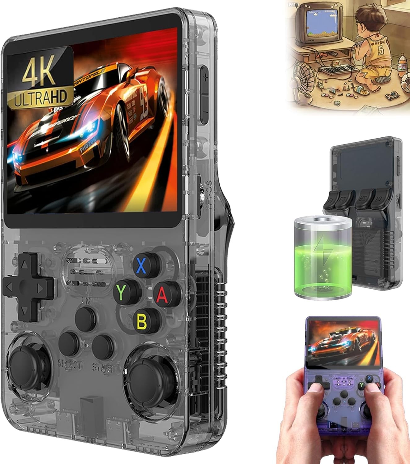 RetroSnap™ Play – Black / 64GB (20K GAMES)