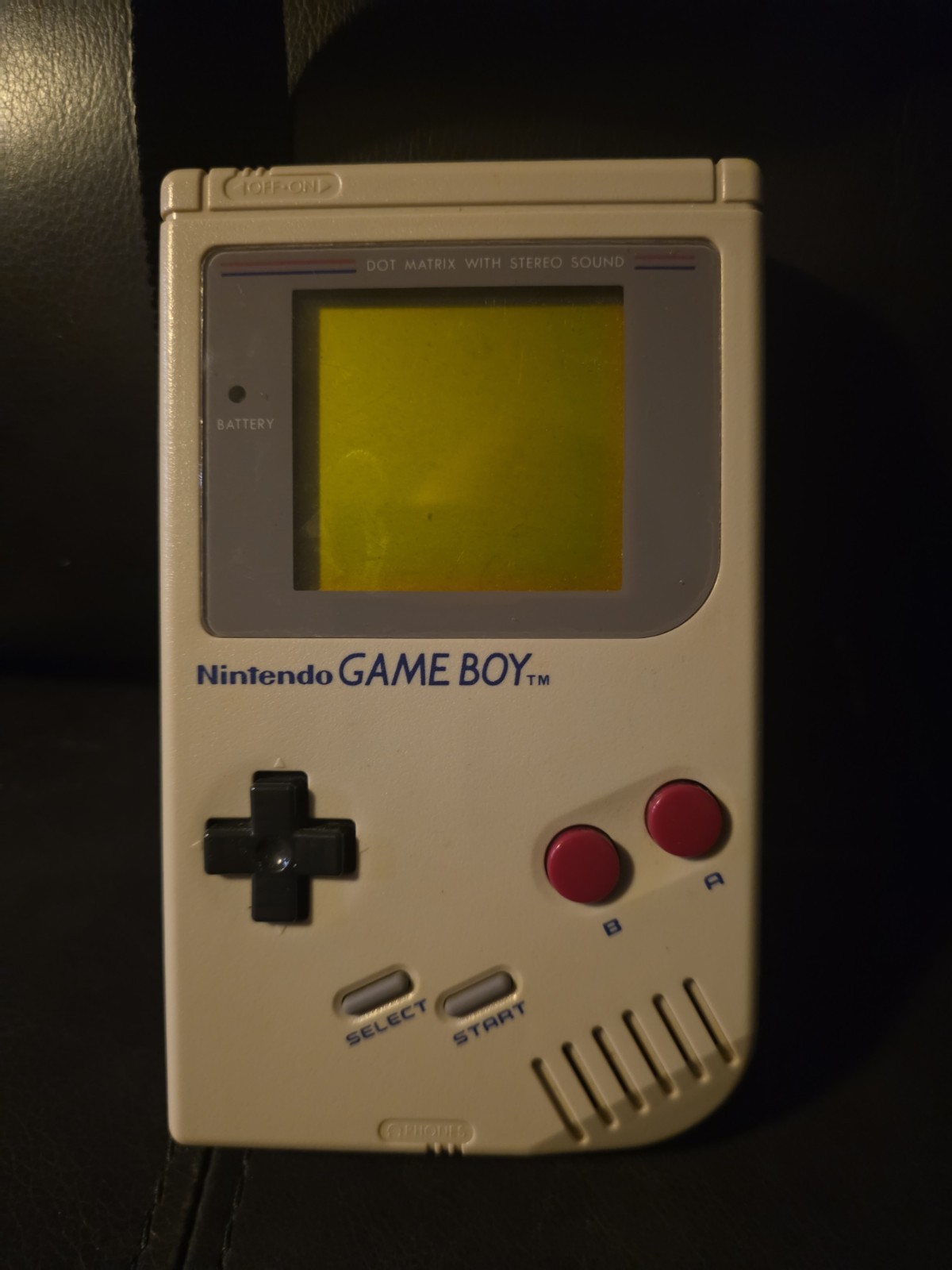BROKEN Original Nintendo GameBoy Console DMG-01 & Official Carrying Bag VTG 1989