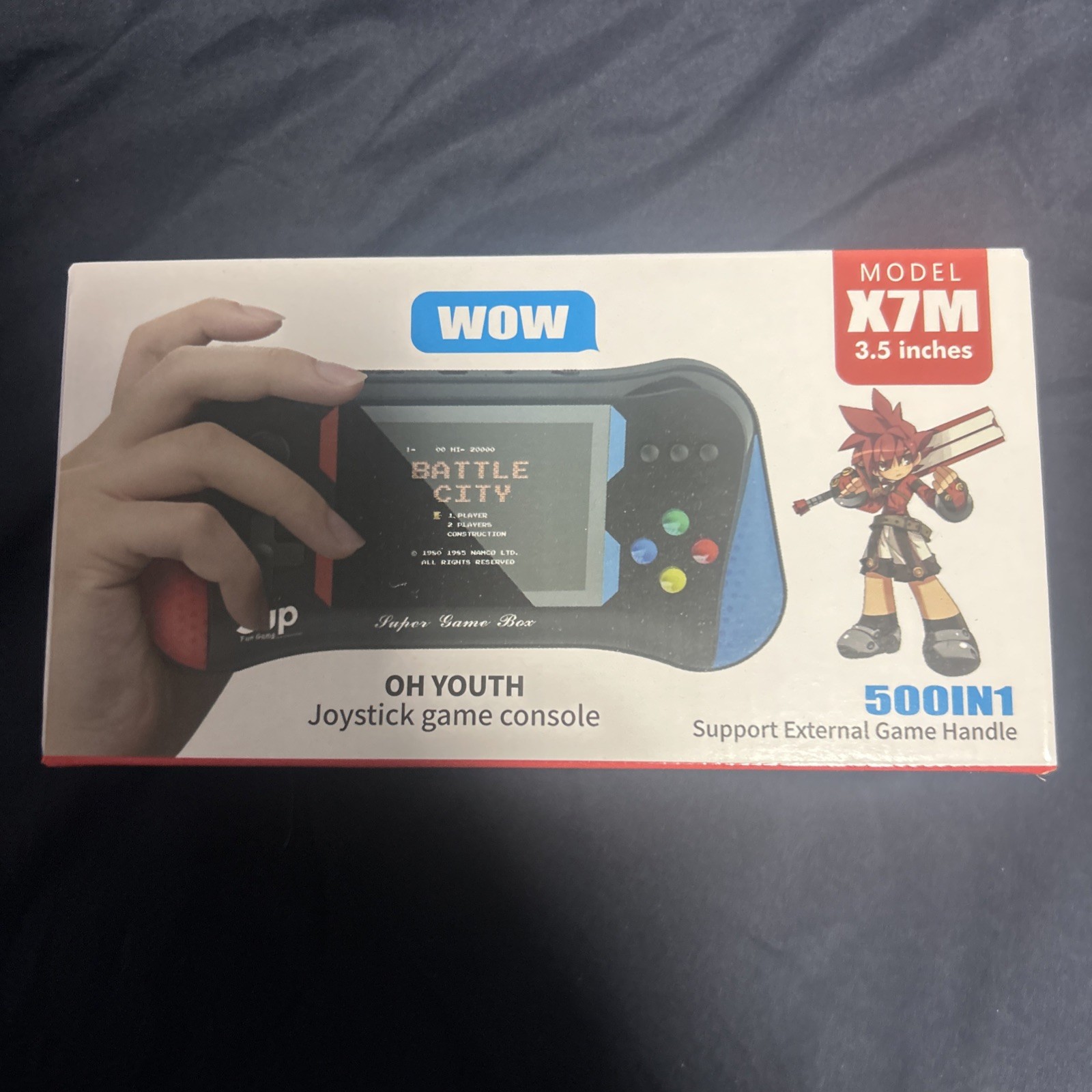 OH YOUTH Joystick Game Console X7M Portable Retro Gaming Console, 500+ Games, HD