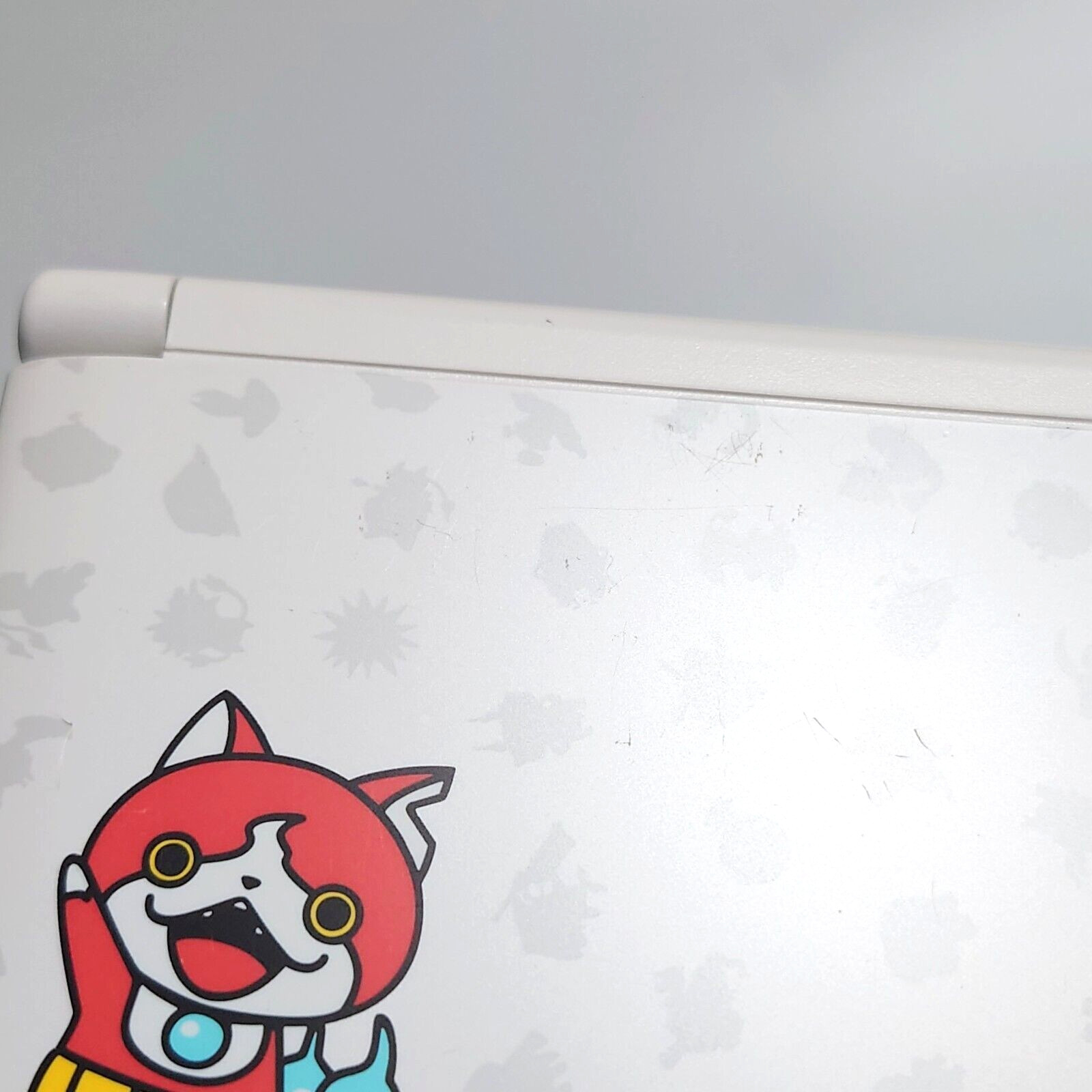Nintendo 3DS XL LL Console Yo-kai Watch White w/Box Adapter Tested Japan Anime