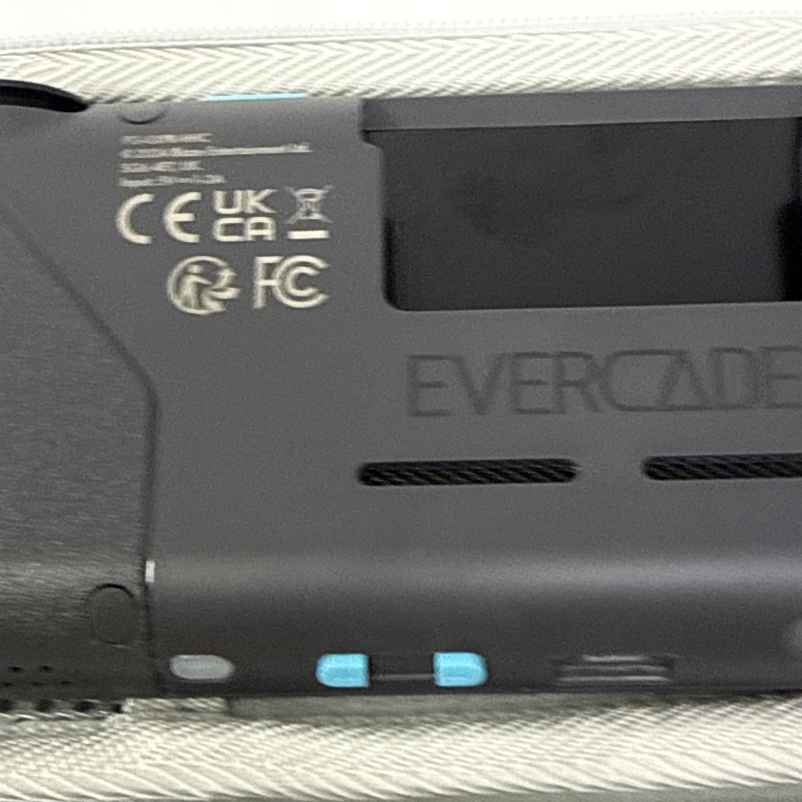 Blaze Evercade EXP Handheld Console – Gray + Case + USB-C – Tested Working