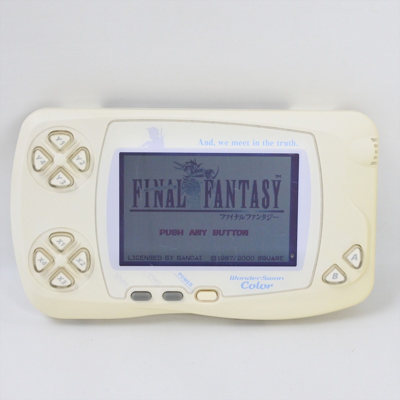 WonderSwan Color Final Fantasy II 2 FF2 Console WSC-001 Bandai 0105 ws