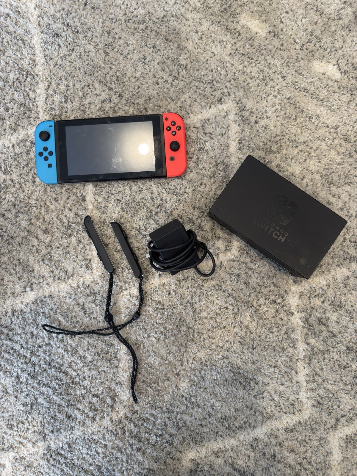 Nintendo Switch V1 UNPATCHED Console Bundle HAC-001(-01) – Used Good Condition