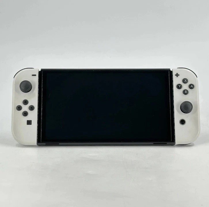 Nintendo Switch OLED Console Black 64GB w/ Controllers/Dock/Charger – Very Good