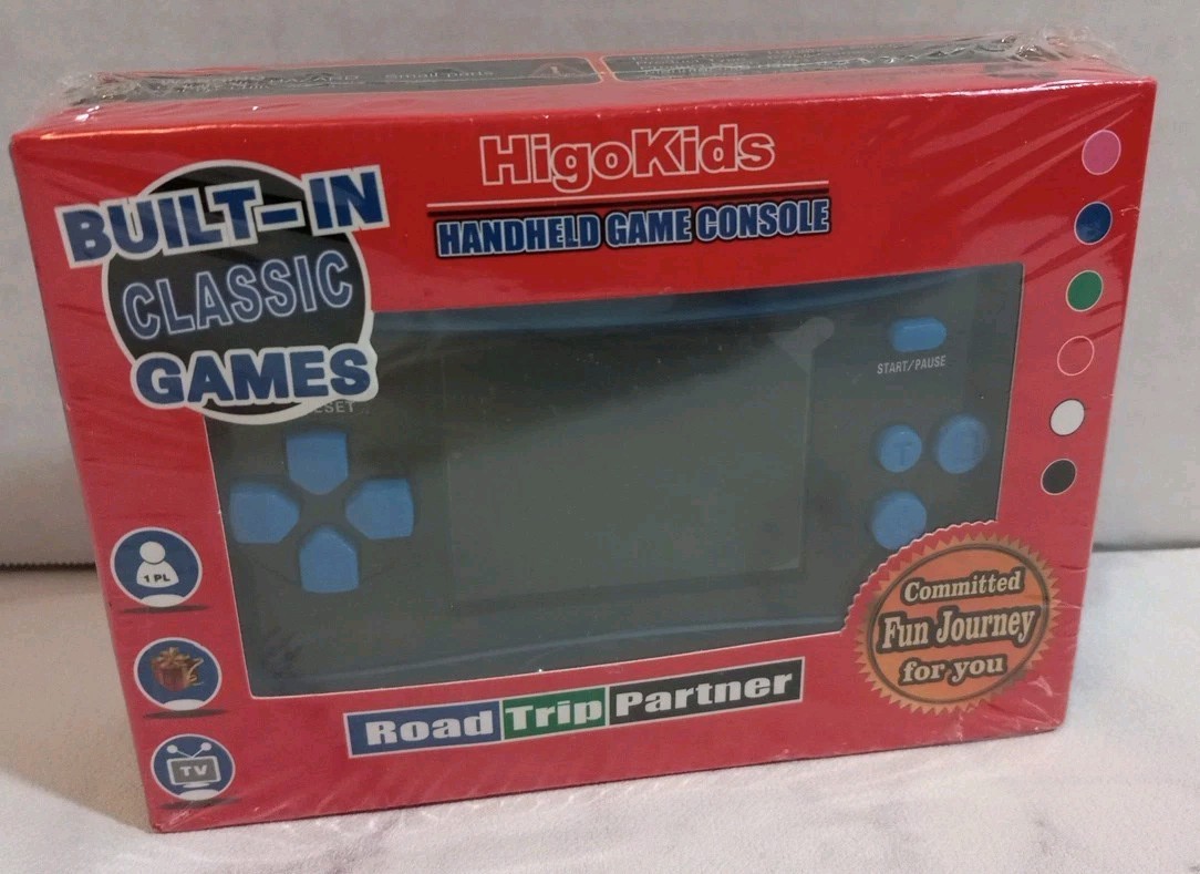 HigoKids Handheld Game Console Built-In Classic Games 2023 New