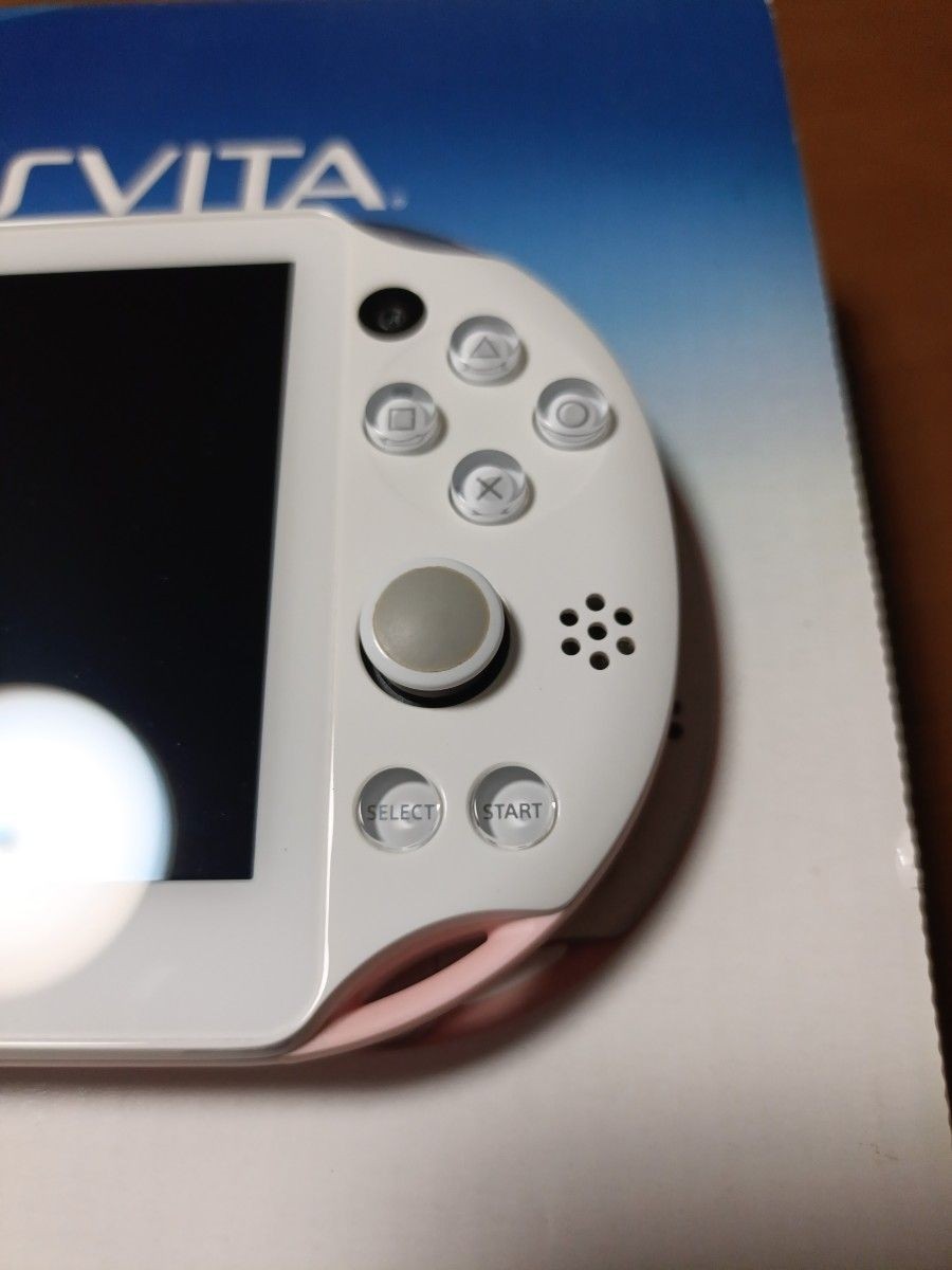 Excellent PS Vita PCH-2000 Sony PlayStation White/Pink Boxed
