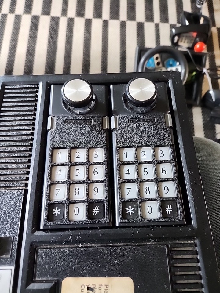 ColecoVision Console Bundle With Steering Wheel & Controllers