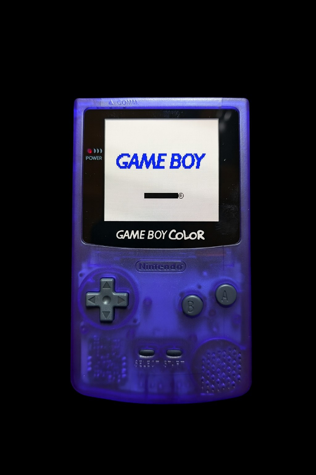 Nintendo Game Boy Color System GBC AMOLED OLED Touchscreen LCD Clear Purple