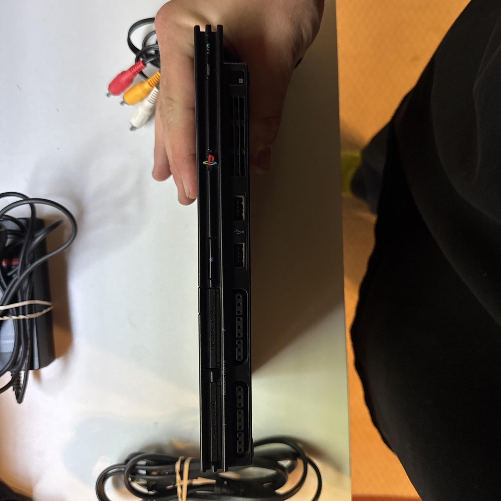 PlayStation 2 Slim Console With Cables Tested