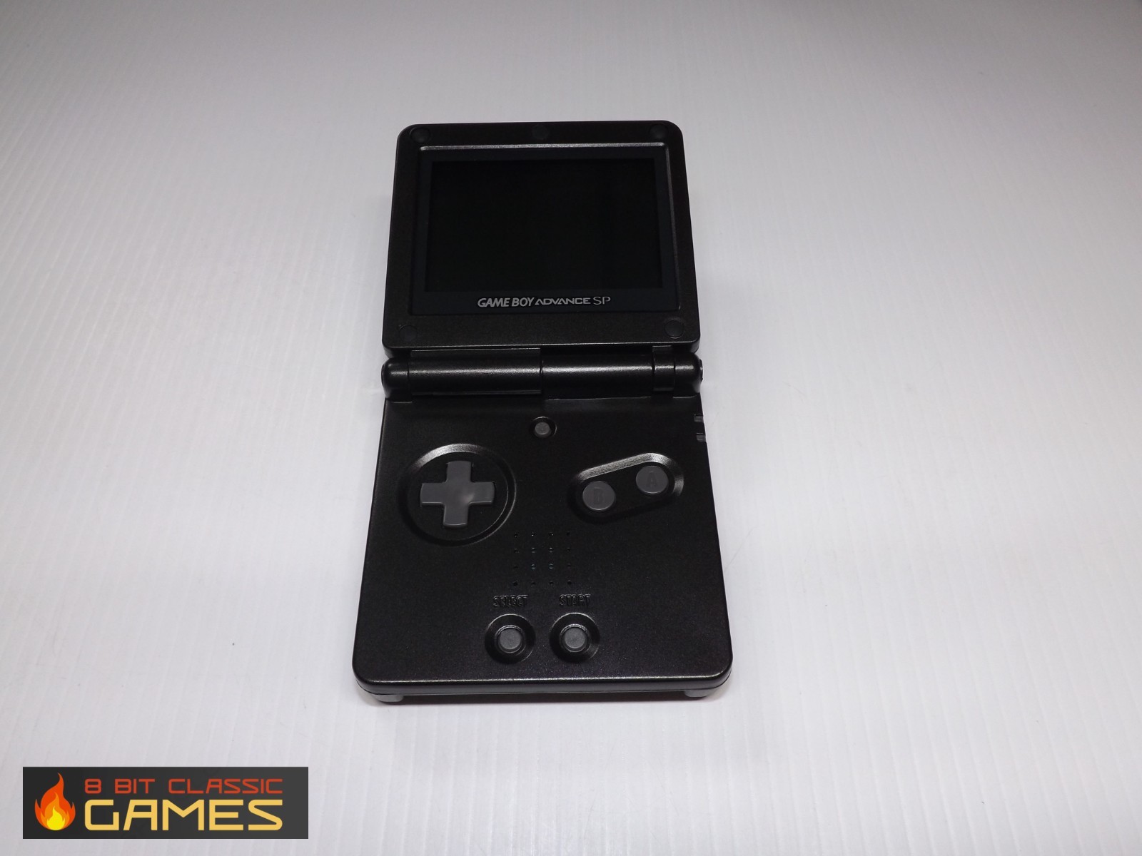 RESHELLED! NEW BATTERY! Black Nintendo Gameboy Advance SP 101 System – 610a