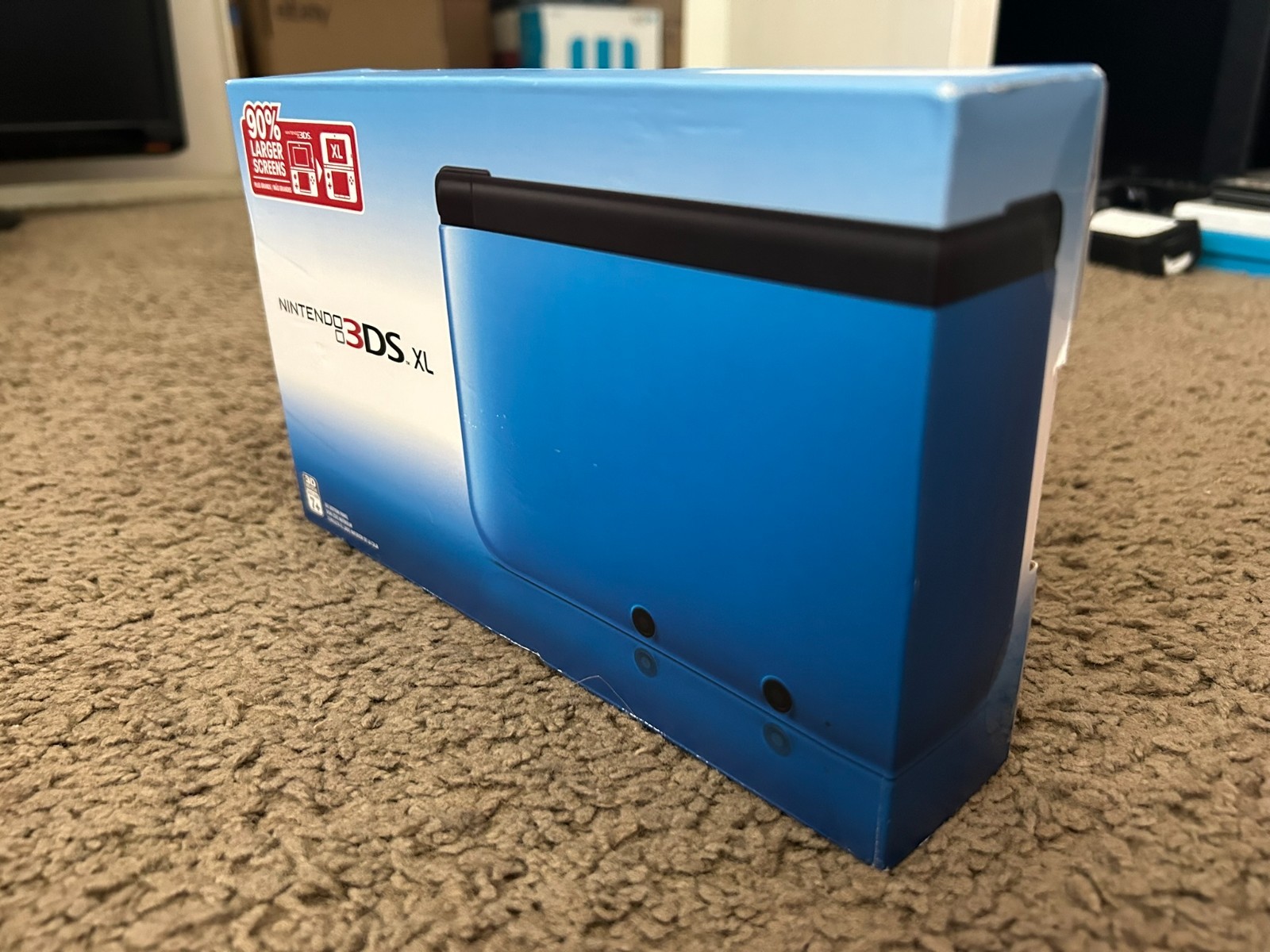 BRAND NEW Nintendo 3DS XL Handheld System – Blue/Black Console Factory Sealed!