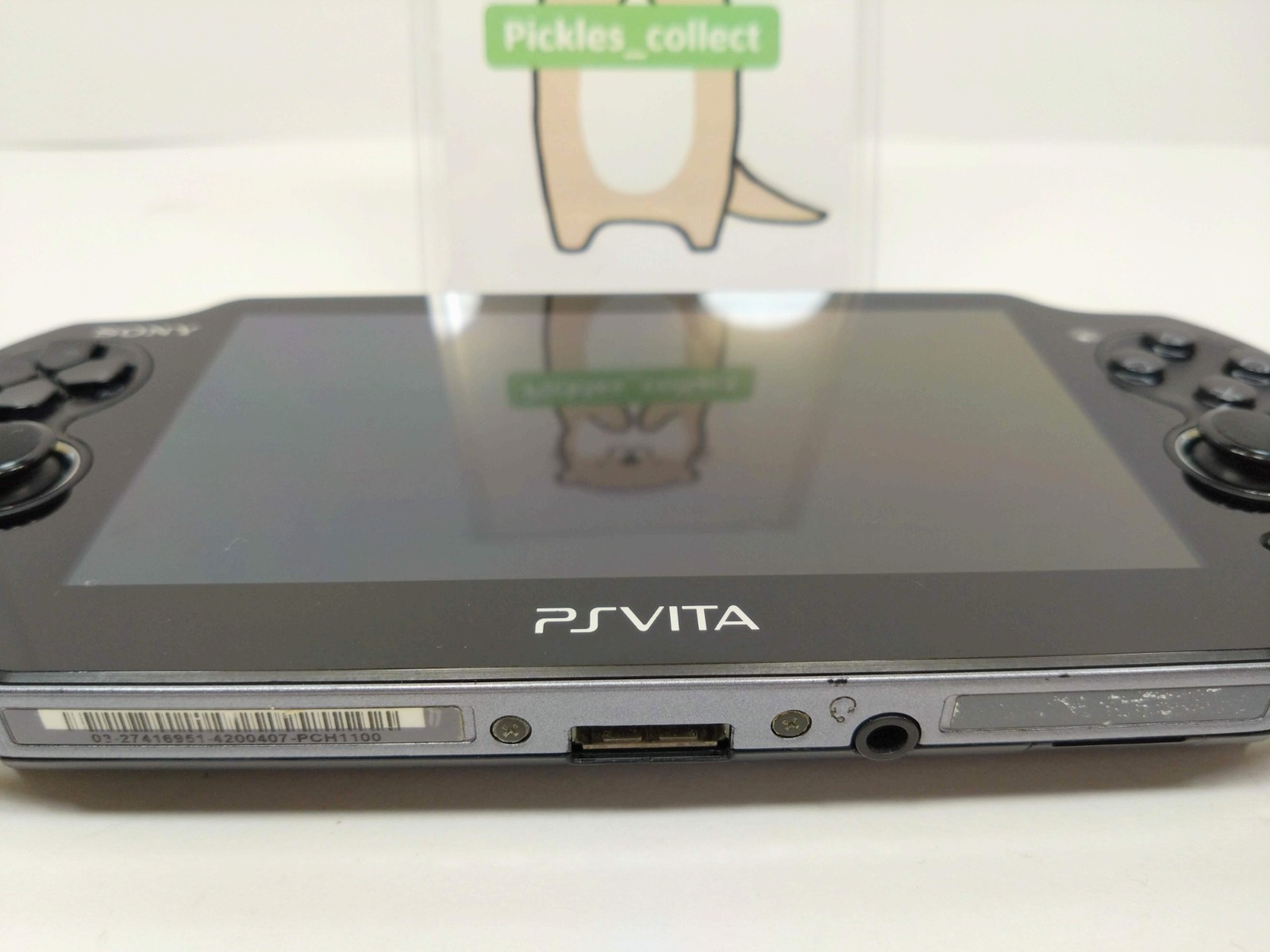 PS Vita Crystal Black PCH 1100 Console w/8GB Wi-Fi PSV Tested Sony 0316E