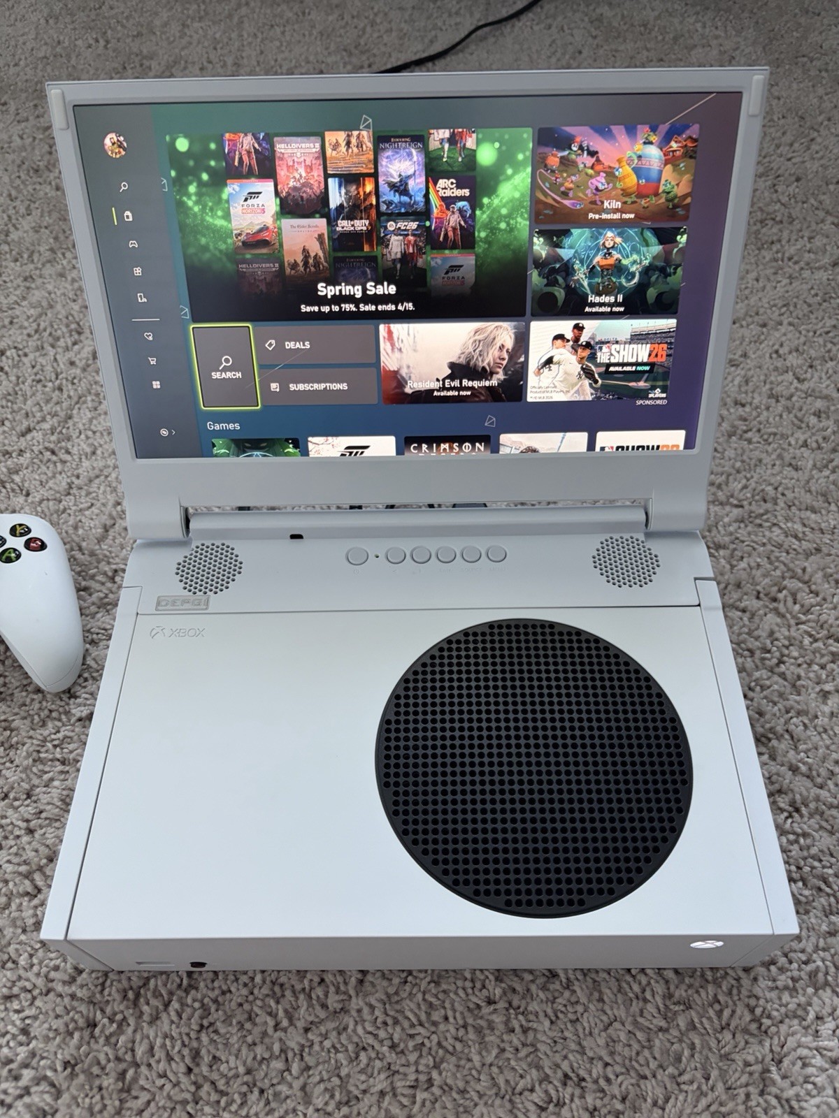 Xbox Series S 512GB Console w/ Controller, Attachable Monitor And PC Controller