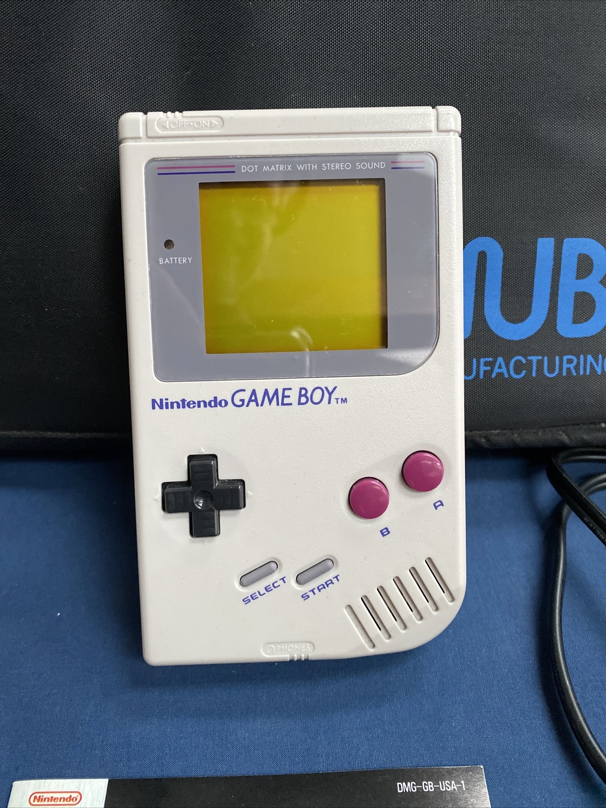 Gray 1989 Nintendo GAME BOY DMG-01 TETRIS Light Boy Cleaning Kits Case etc.