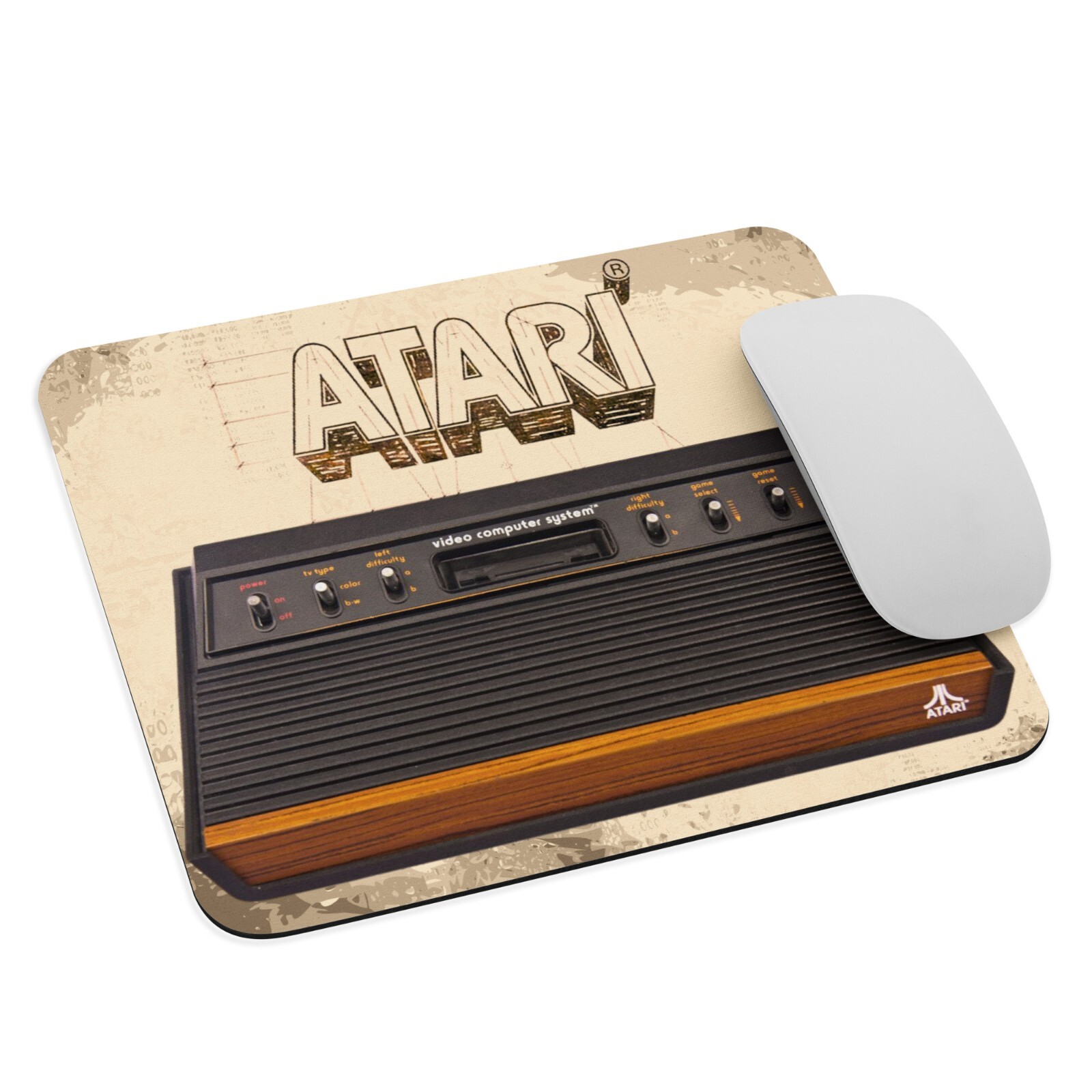 Atari 2600 -Atari Video Computer-VCS- Mouse Pad NEW 9.5″ x 7.75″ Non Slip Gamin