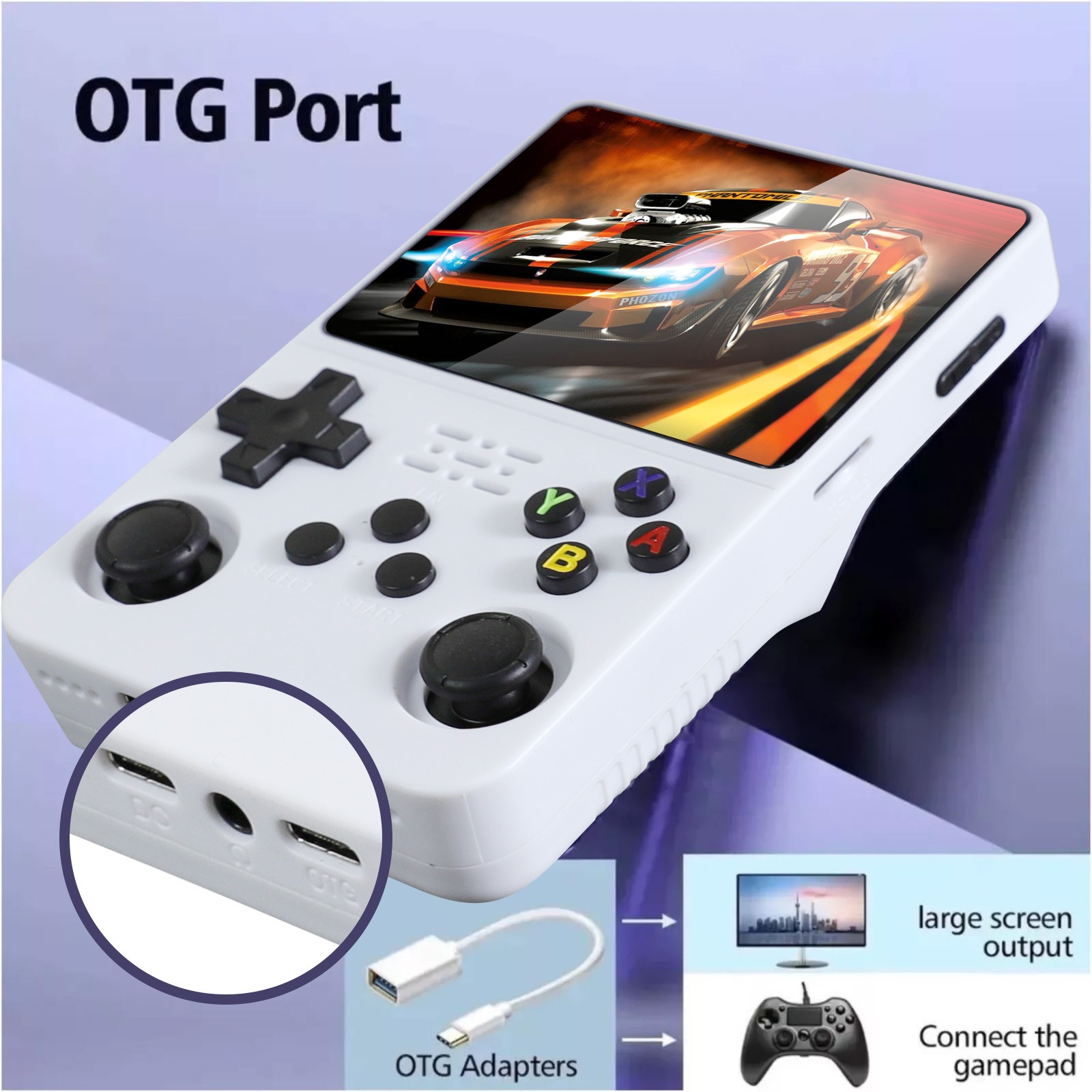 128GB R36S Retro Handheld Game Console Video Games 64GB Consoles 20000+ Games