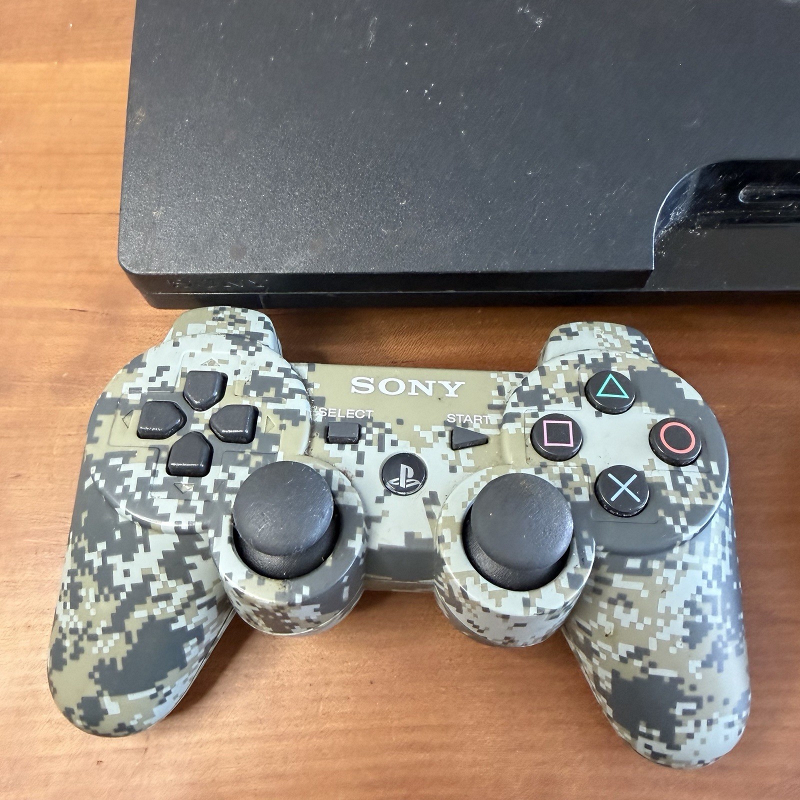 PlayStation 3 & Two Wireless Controllers CECH-3001A Slim Console for Parts Only