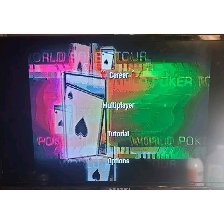 Jakks Pacific World Poker Tour Plug & Play TV Game Texas Hold Em Tested Loose