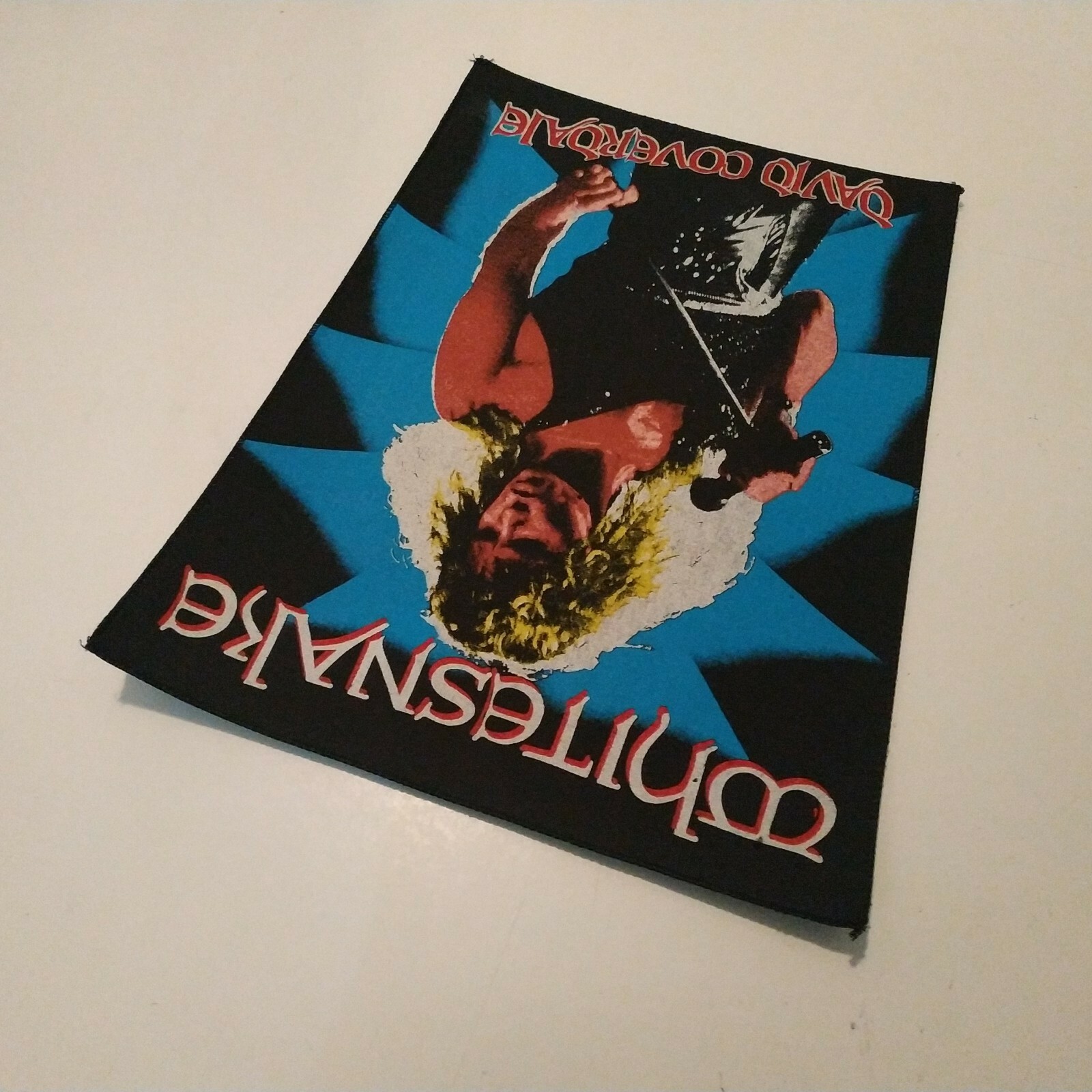 Vintage WHITESNAKE Unused 80s BACK PATCH David Coverdale Heavy Metal