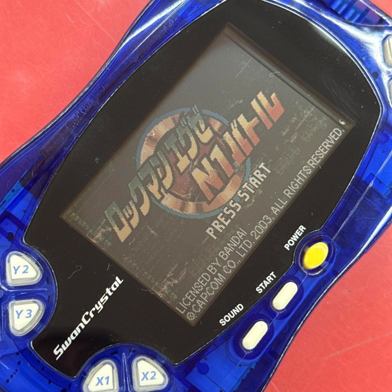 BANDAI WonderSwan Crystal SCT-001 Console From Japan A1854