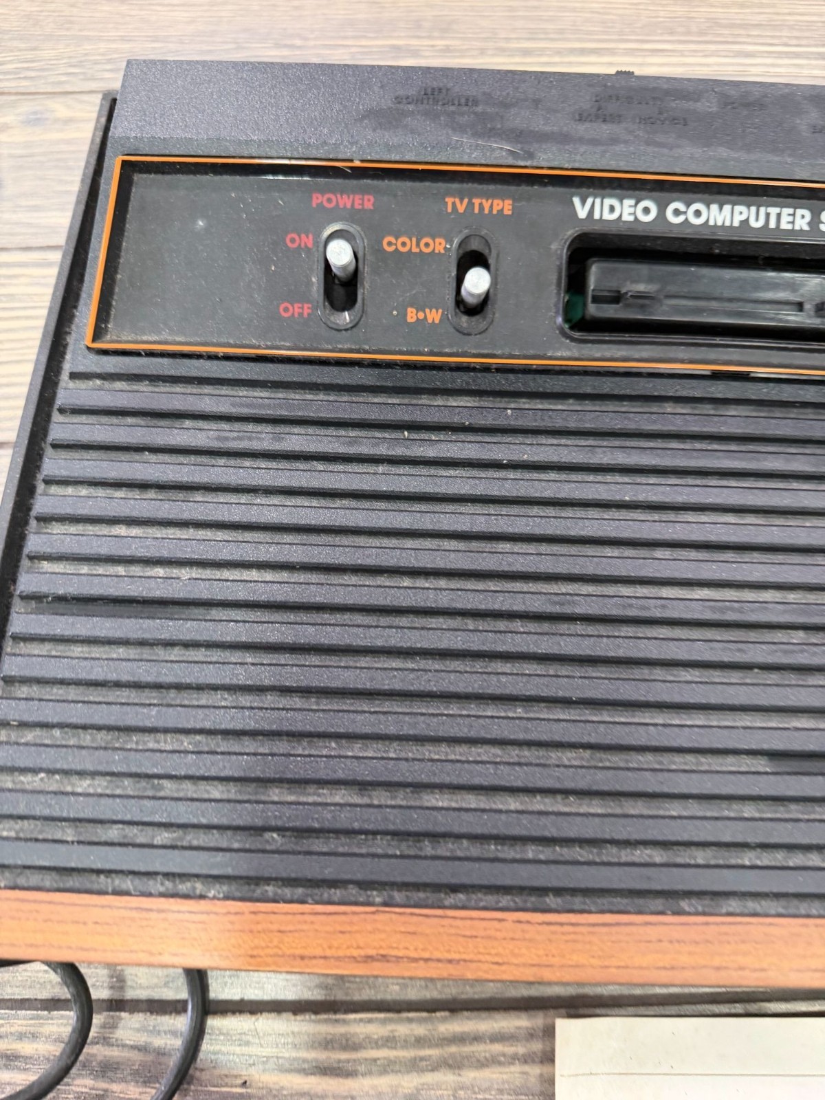 Atari 2600 Console Bundle W/ 8 Games Controllers Activision Guide & Cords