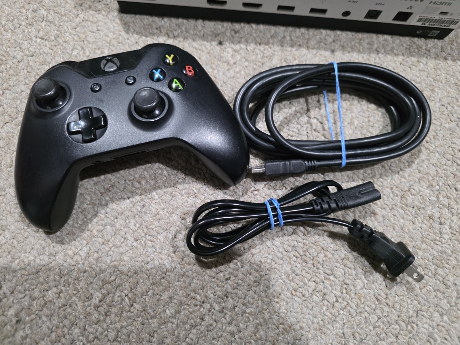 Xbox One S 500GB Model 1681 Console Bundle With 1 Controller – Tested- Working