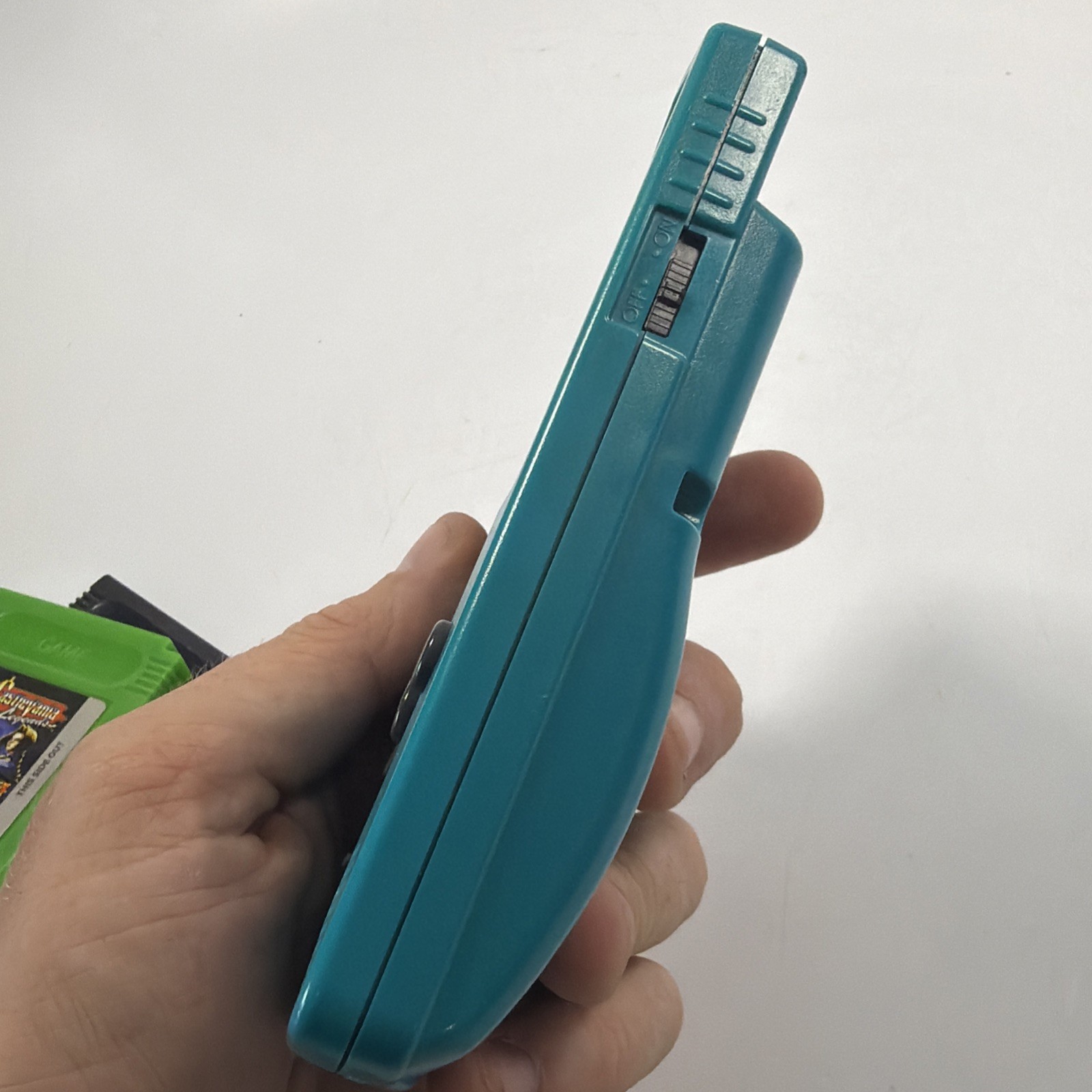 Nintendo Game Boy Color Handheld Console CGB-001 Teal Pac-Man & Bonus Game Works