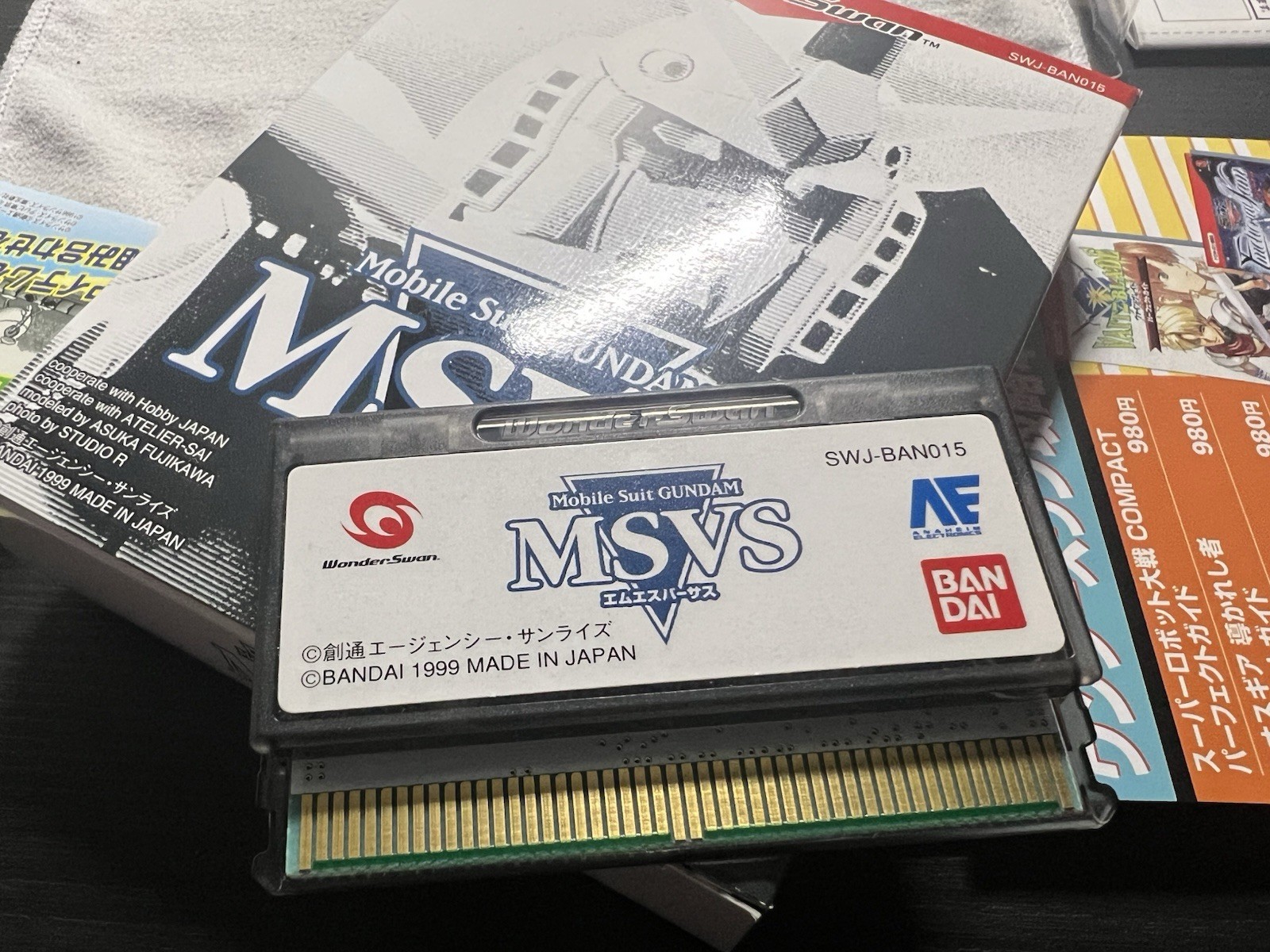 Bandai WonderSwan Gundam MSVS Earth Federation Limited Console CIB US Seller