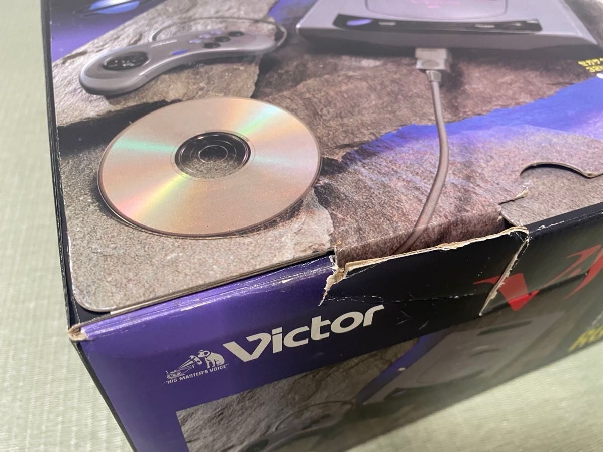 Victor V Saturn Console RG-JX1 Boxed Controller Sega NTSC-J Japan Import Tested